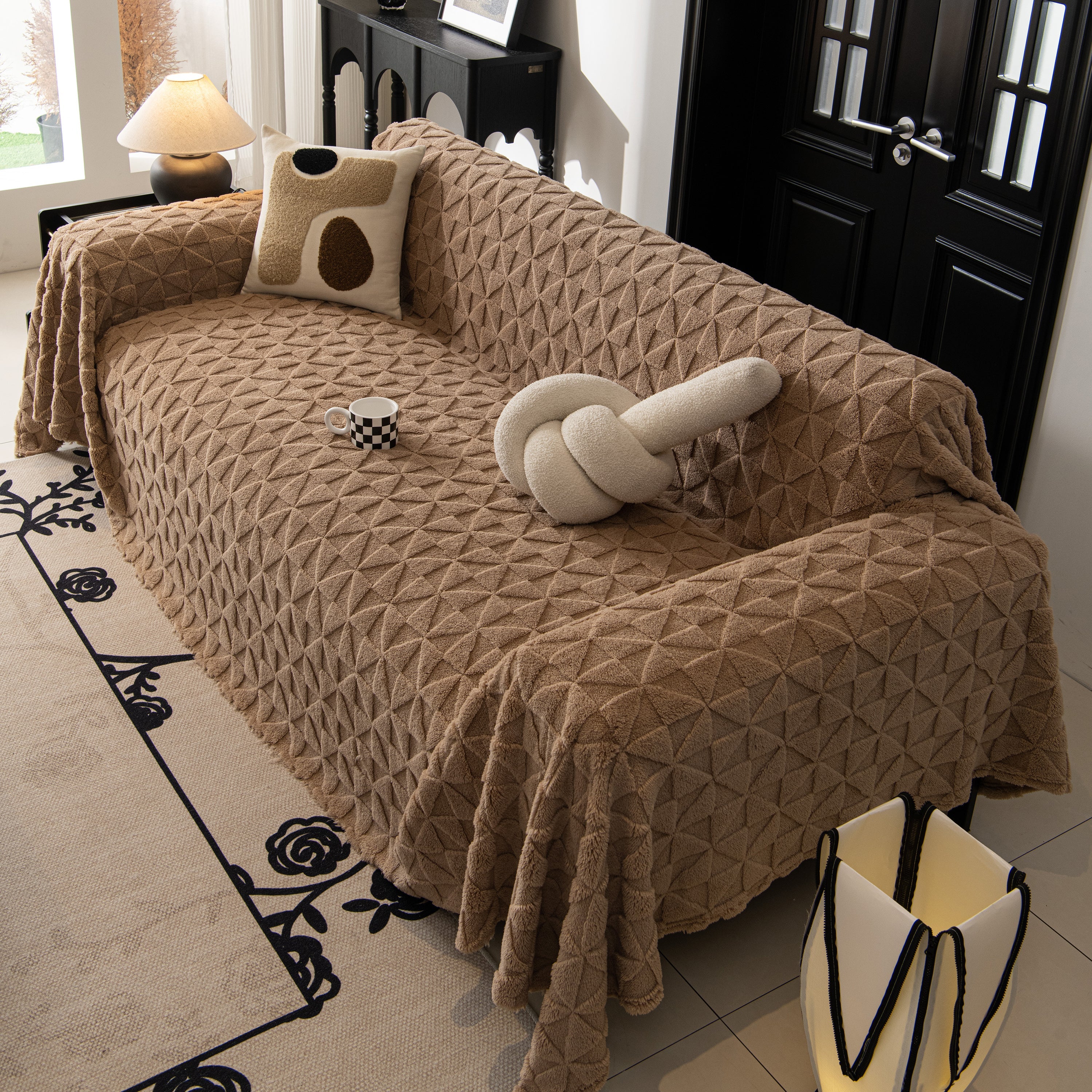 Plush Soft Couch Cover for Sofa and Furniture Lightweight Throw Blankets for Sectional Couch - Image 15