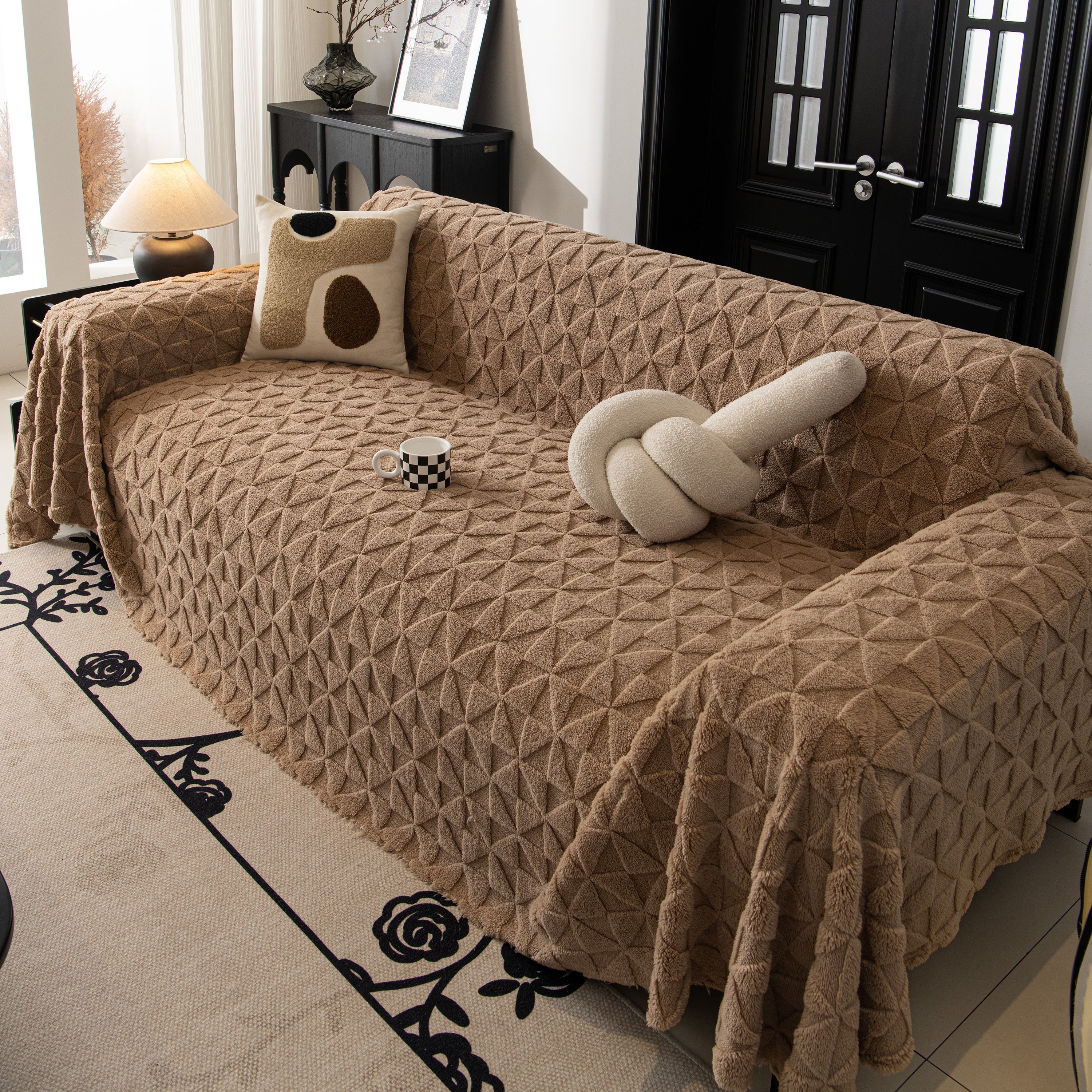 Plush Soft Couch Cover for Sofa and Furniture Lightweight Throw Blankets for Sectional Couch - Image 16