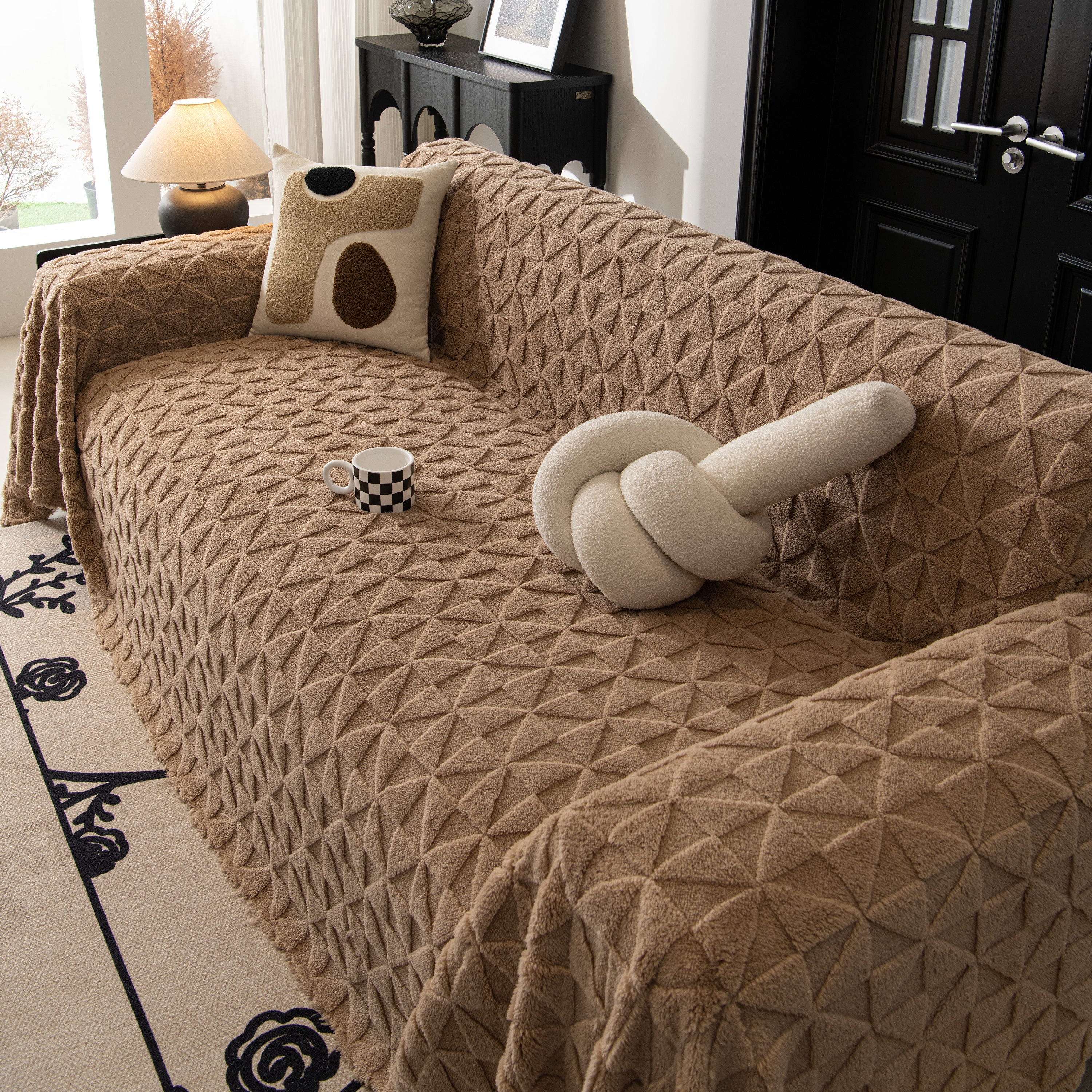 Plush Soft Couch Cover for Sofa and Furniture Lightweight Throw Blankets for Sectional Couch - Image 17
