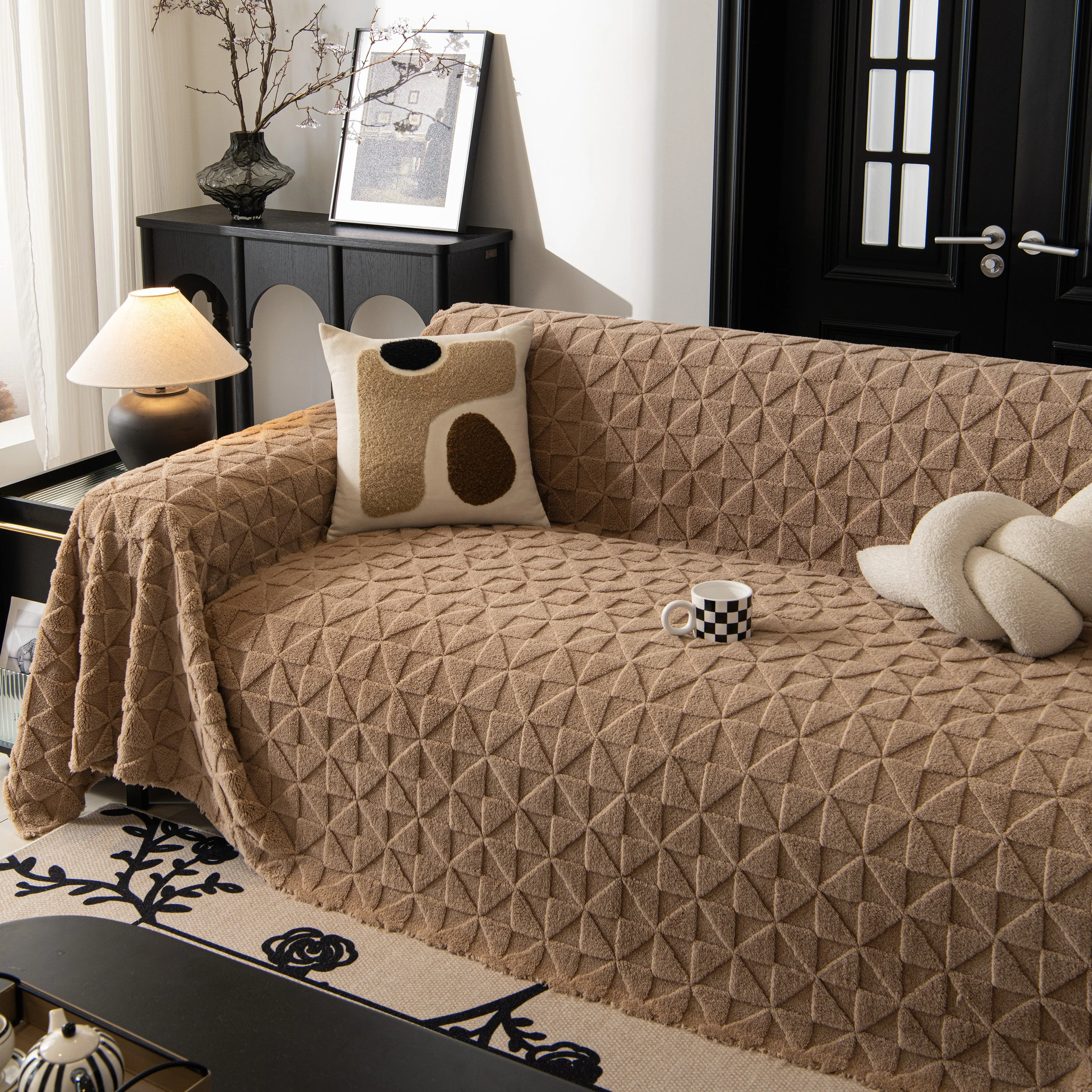 Plush Soft Couch Cover for Sofa and Furniture Lightweight Throw Blankets for Sectional Couch - Image 21