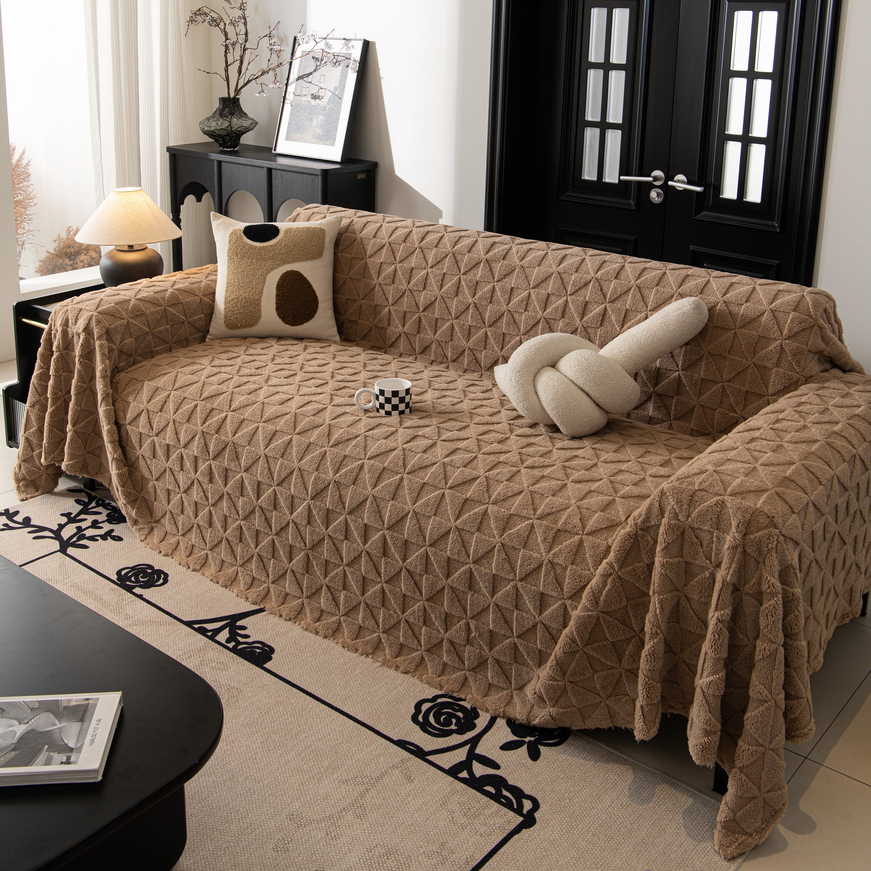 Plush Soft Couch Cover for Sofa and Furniture Lightweight Throw Blankets for Sectional Couch - Image 23