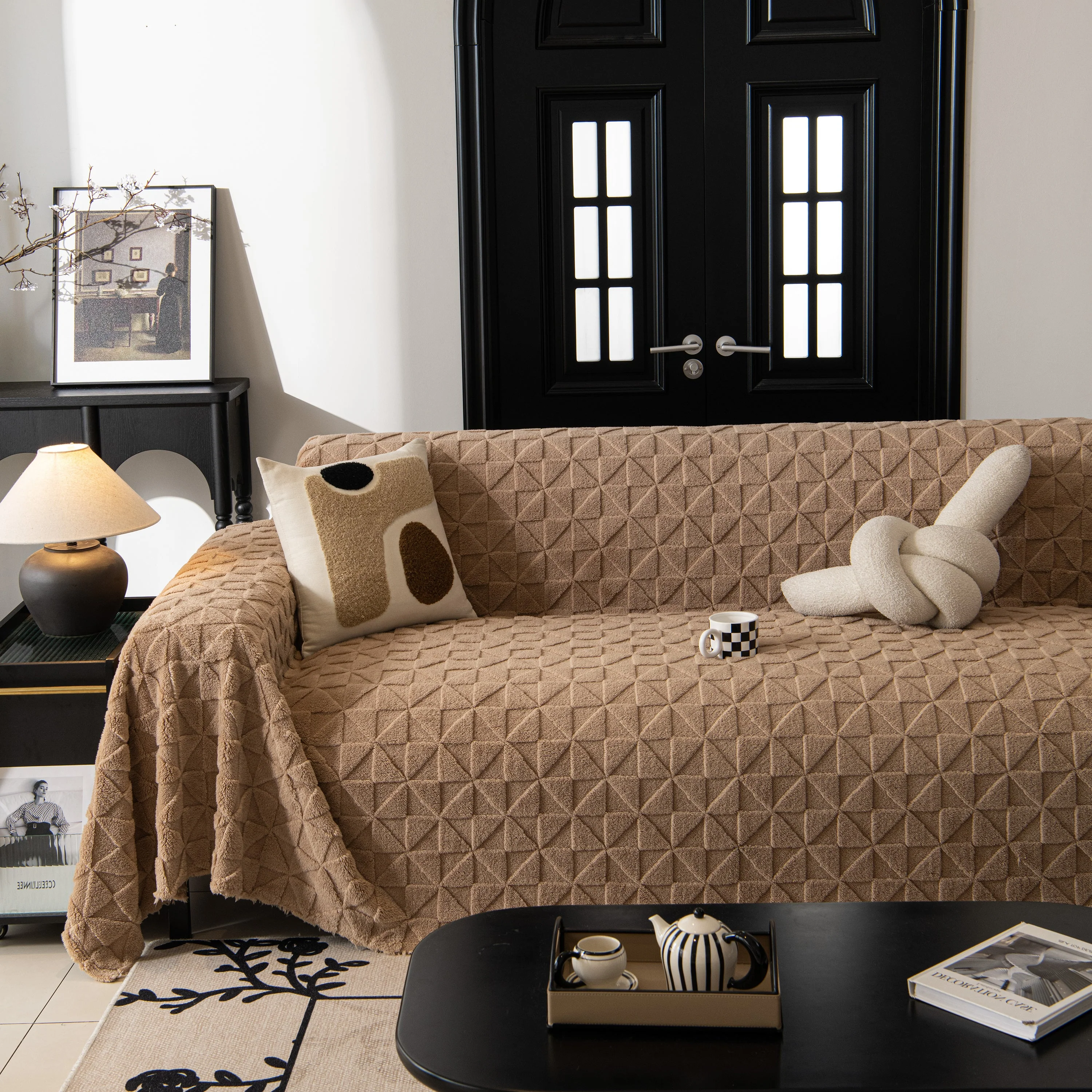 Plush Soft Couch Cover for Sofa and Furniture Lightweight Throw Blankets for Sectional Couch - Image 26