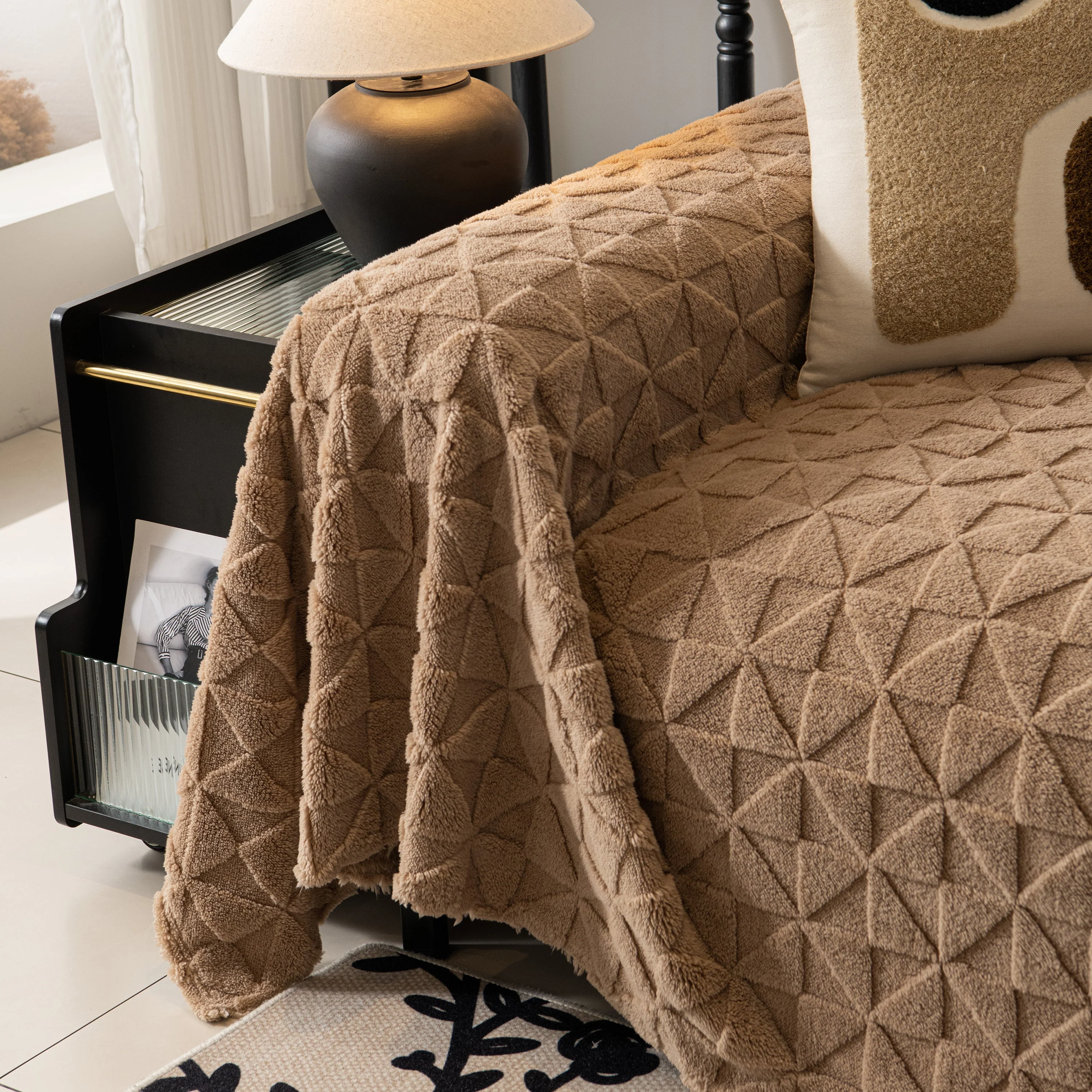 Plush Soft Couch Cover for Sofa and Furniture Lightweight Throw Blankets for Sectional Couch - Image 27