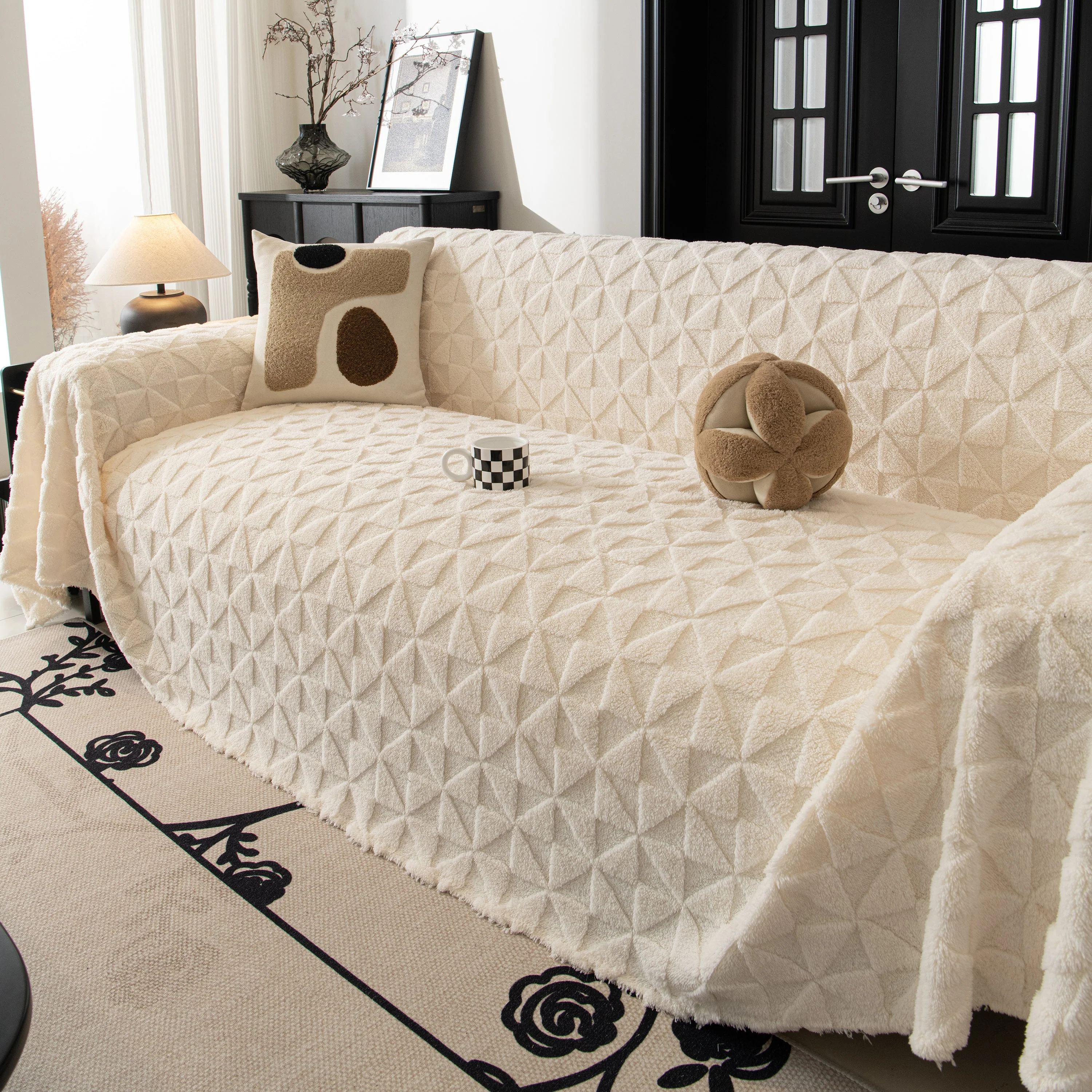 Plush Soft Couch Cover for Sofa and Furniture Lightweight Throw Blankets for Sectional Couch - Image 31