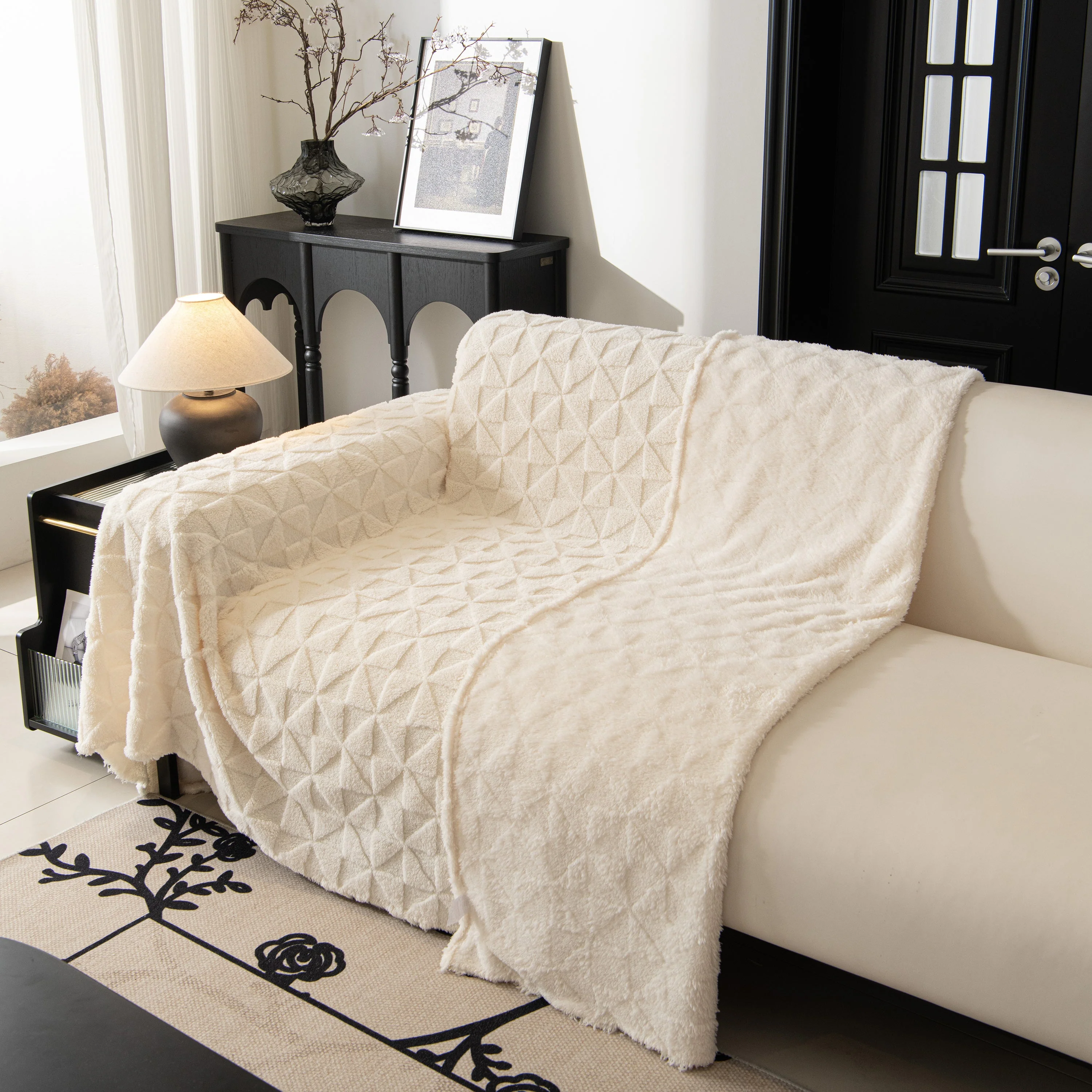 Plush Soft Couch Cover for Sofa and Furniture Lightweight Throw Blankets for Sectional Couch - Image 35
