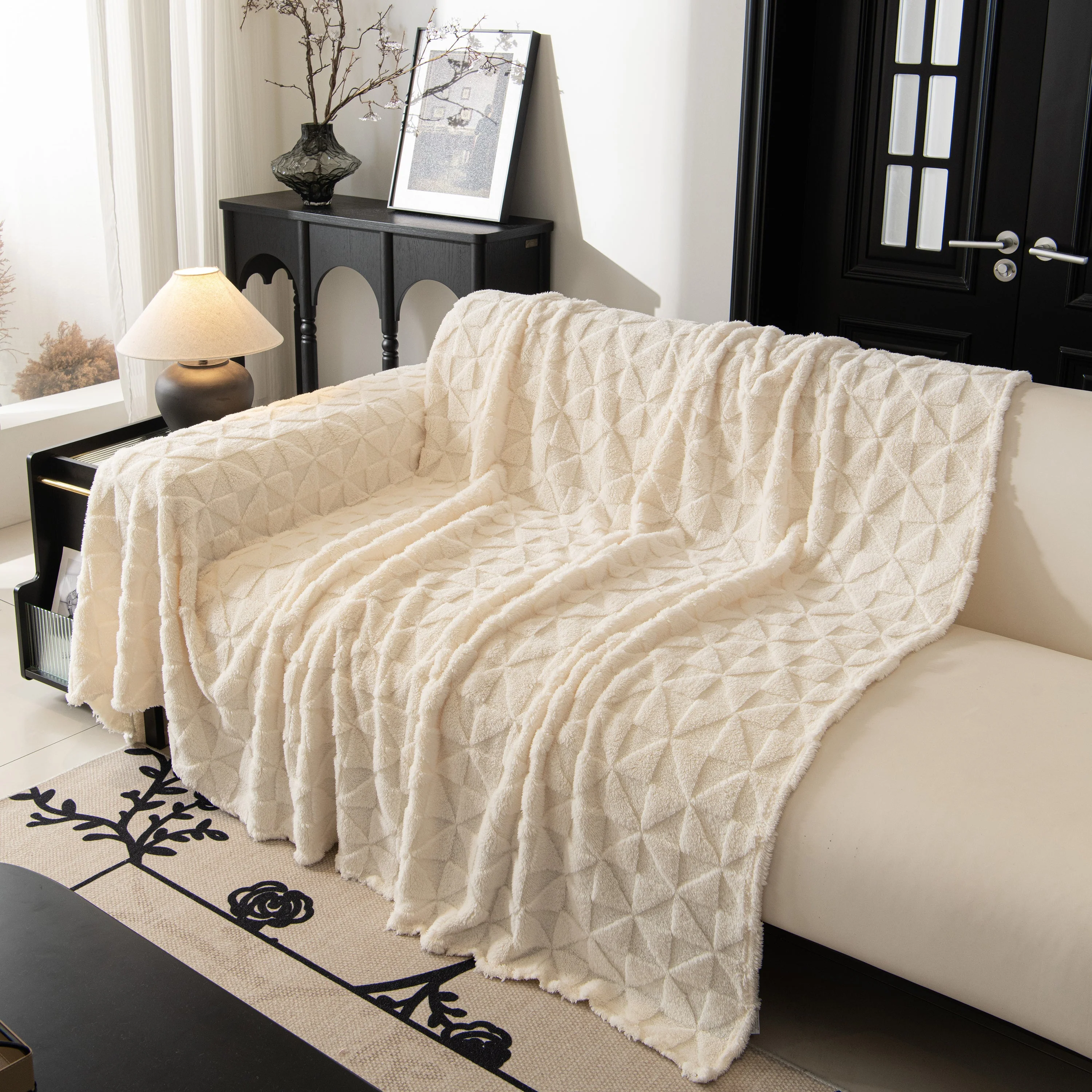Plush Soft Couch Cover for Sofa and Furniture Lightweight Throw Blankets for Sectional Couch - Image 36