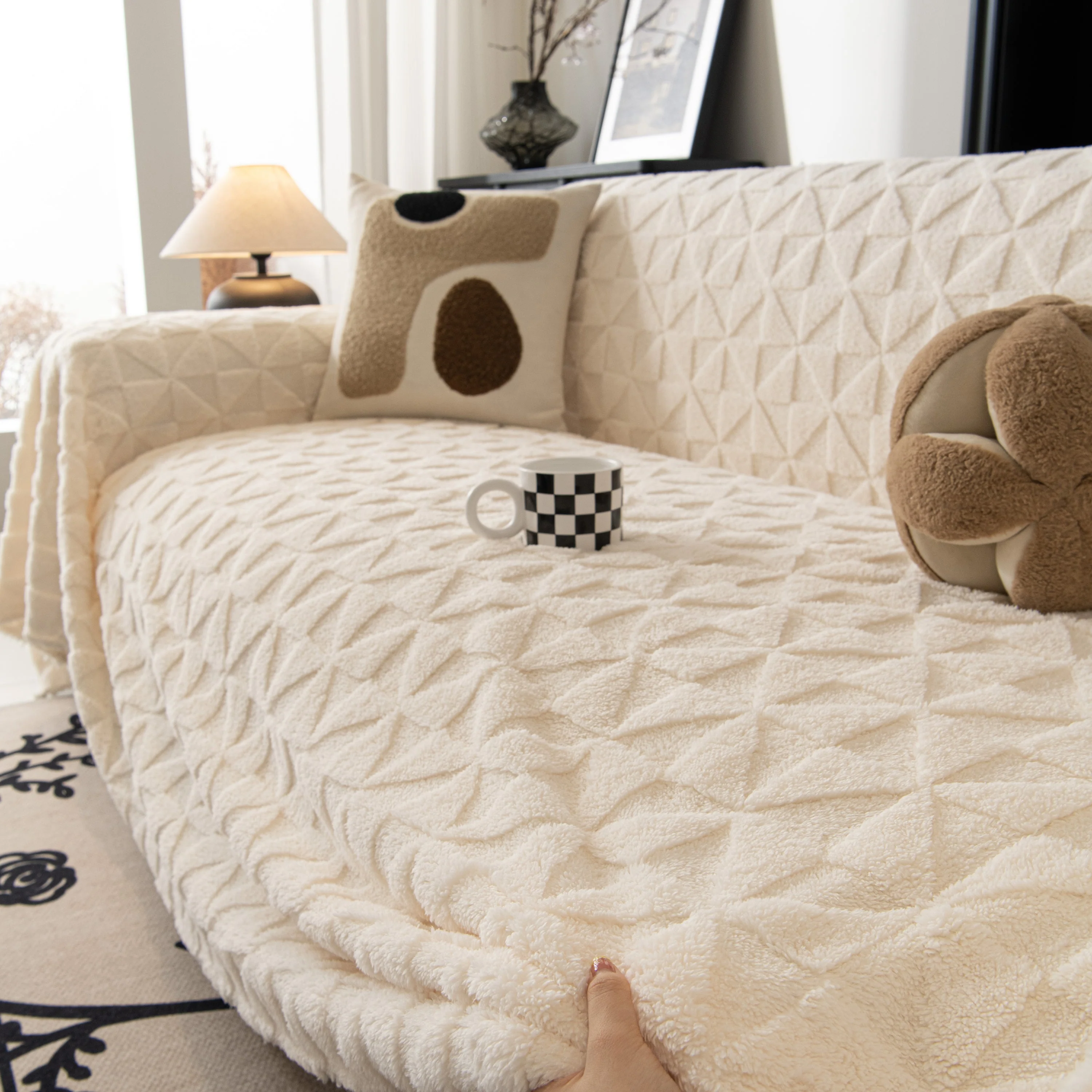 Plush Soft Couch Cover for Sofa and Furniture Lightweight Throw Blankets for Sectional Couch - Image 40
