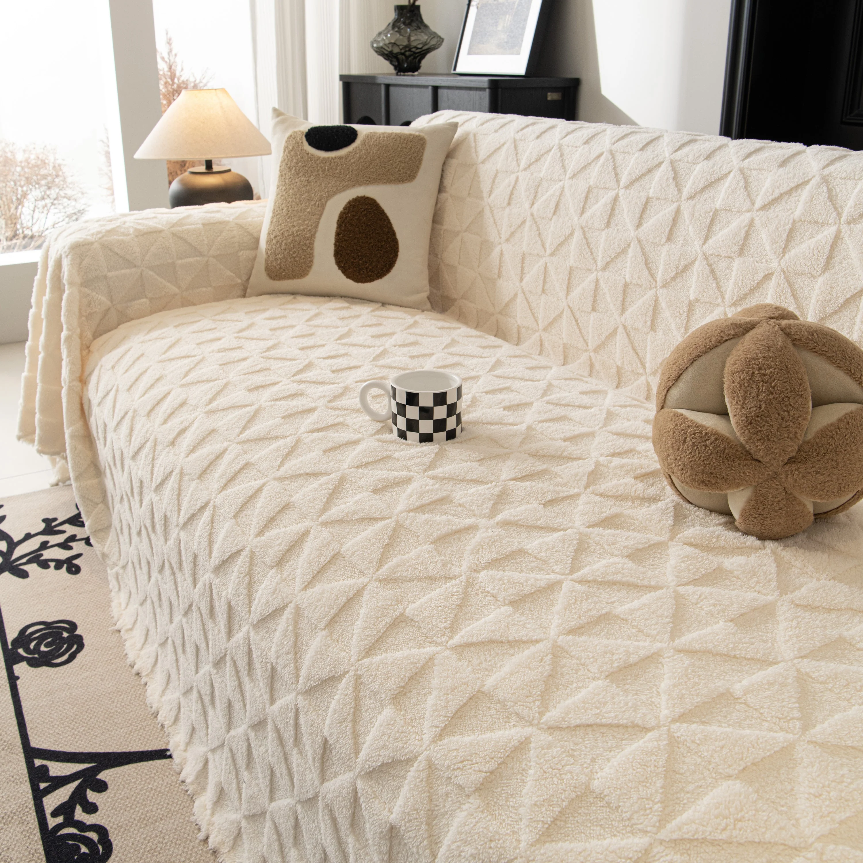 Plush Soft Couch Cover for Sofa and Furniture Lightweight Throw Blankets for Sectional Couch - Image 41