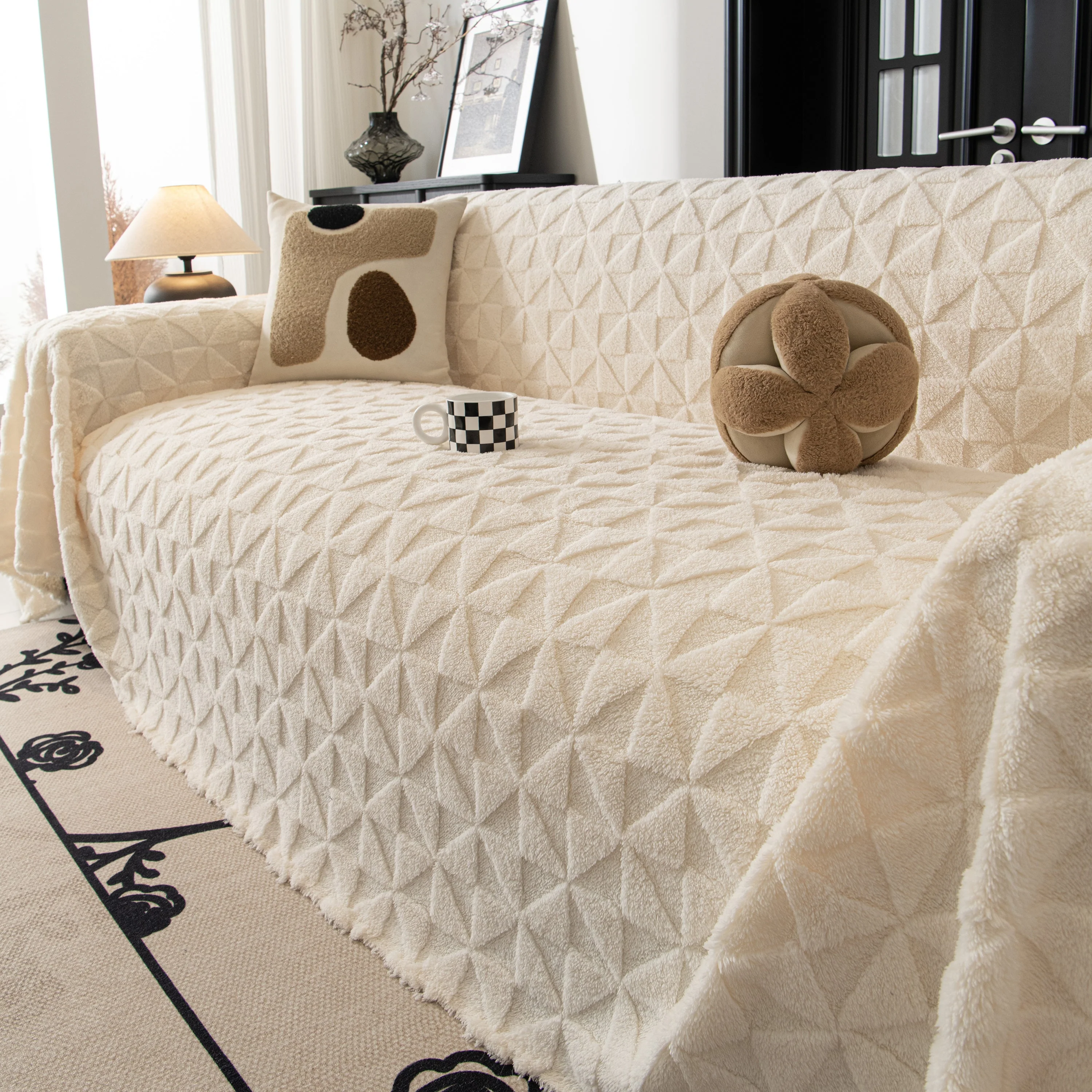 Plush Soft Couch Cover for Sofa and Furniture Lightweight Throw Blankets for Sectional Couch - Image 42