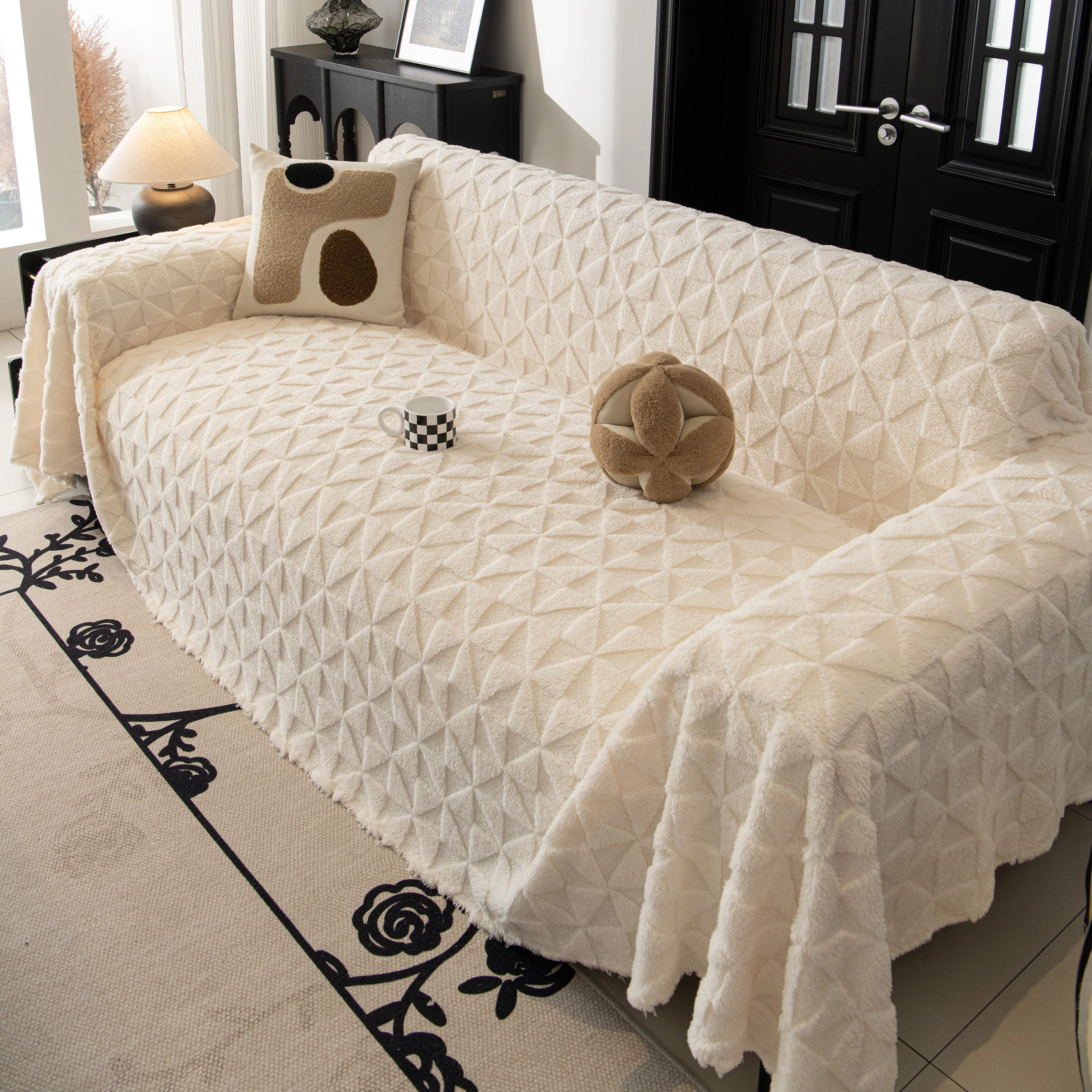 Plush Soft Couch Cover for Sofa and Furniture Lightweight Throw Blankets for Sectional Couch - Image 43