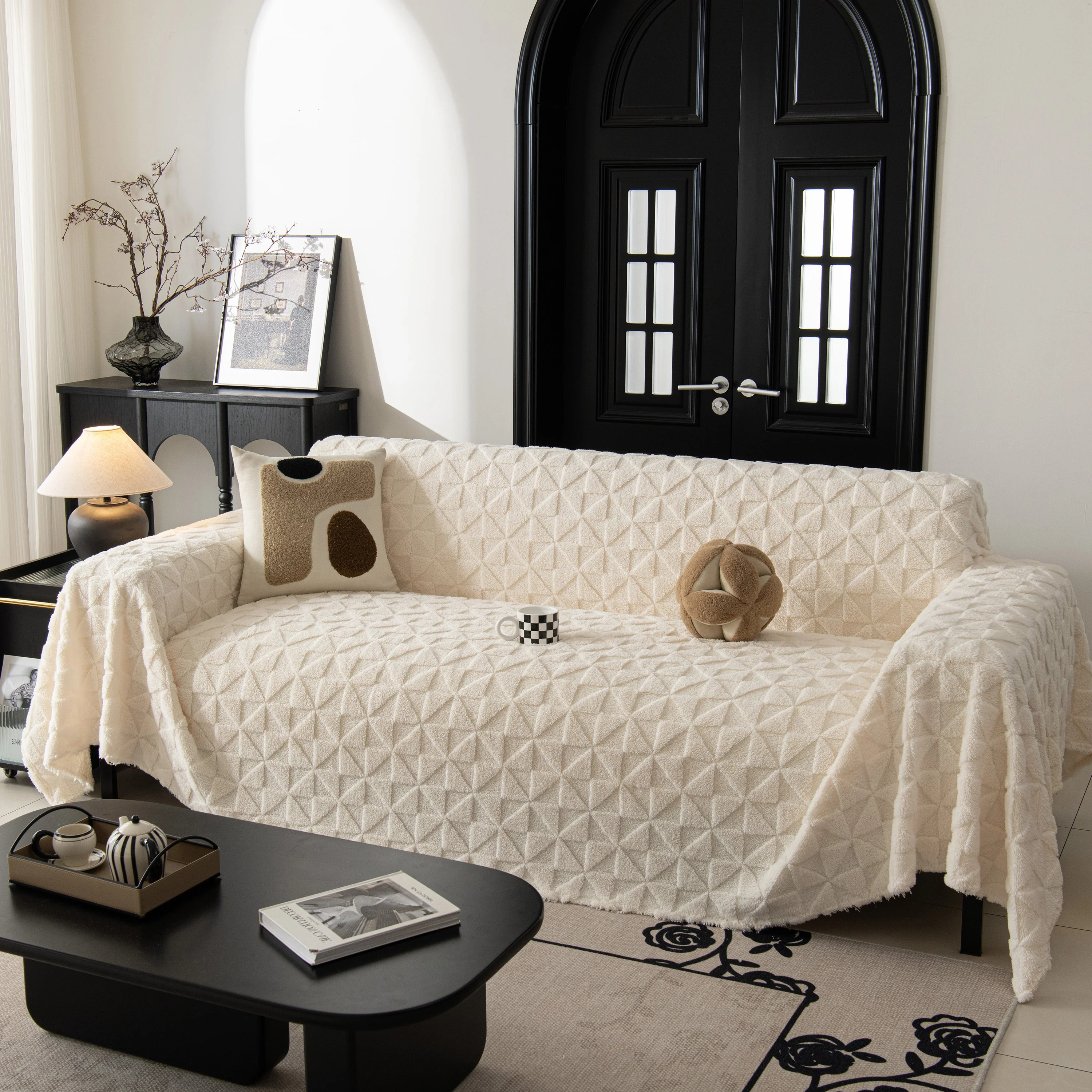 Plush Soft Couch Cover for Sofa and Furniture Lightweight Throw Blankets for Sectional Couch - Image 45