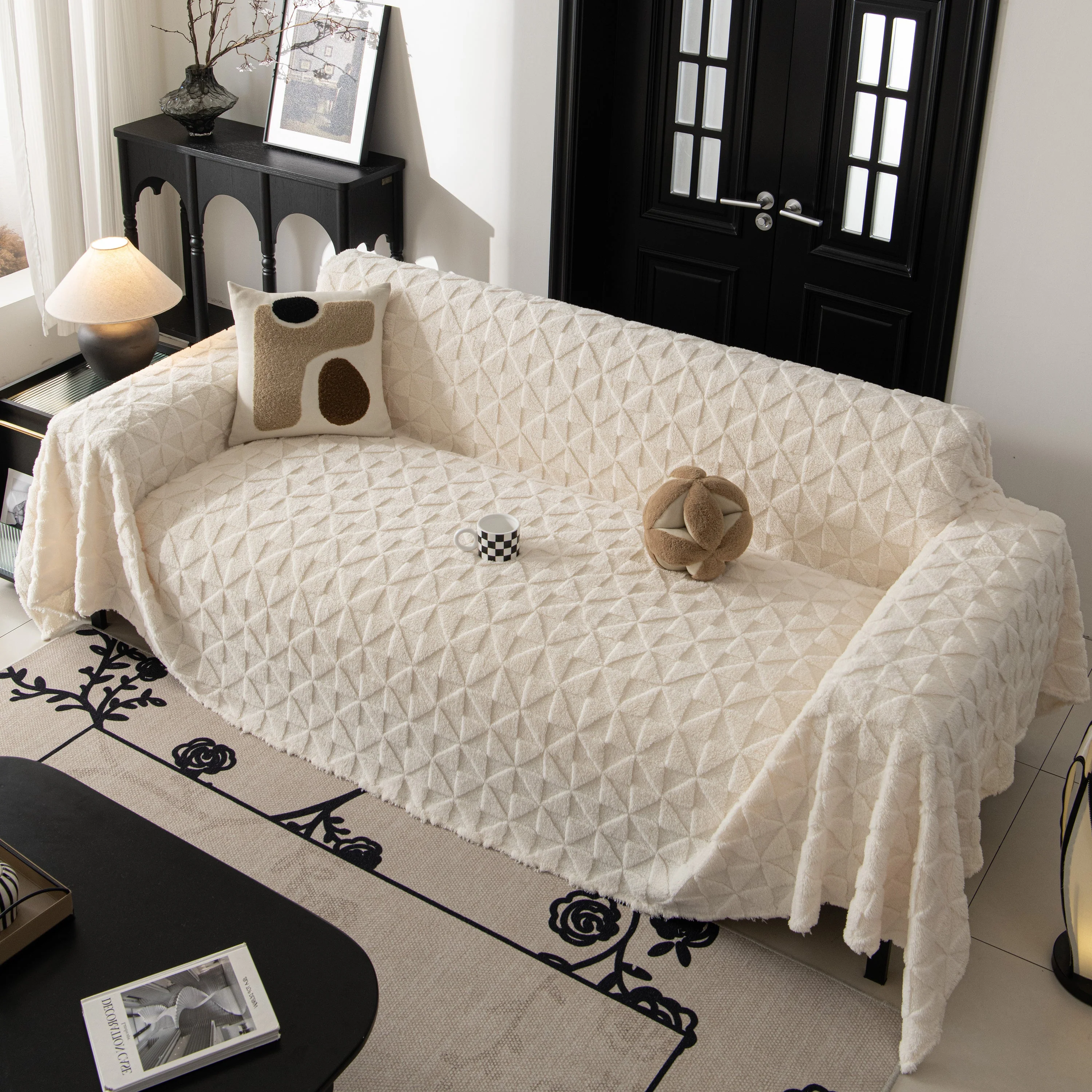 Plush Soft Couch Cover for Sofa and Furniture Lightweight Throw Blankets for Sectional Couch - Image 46