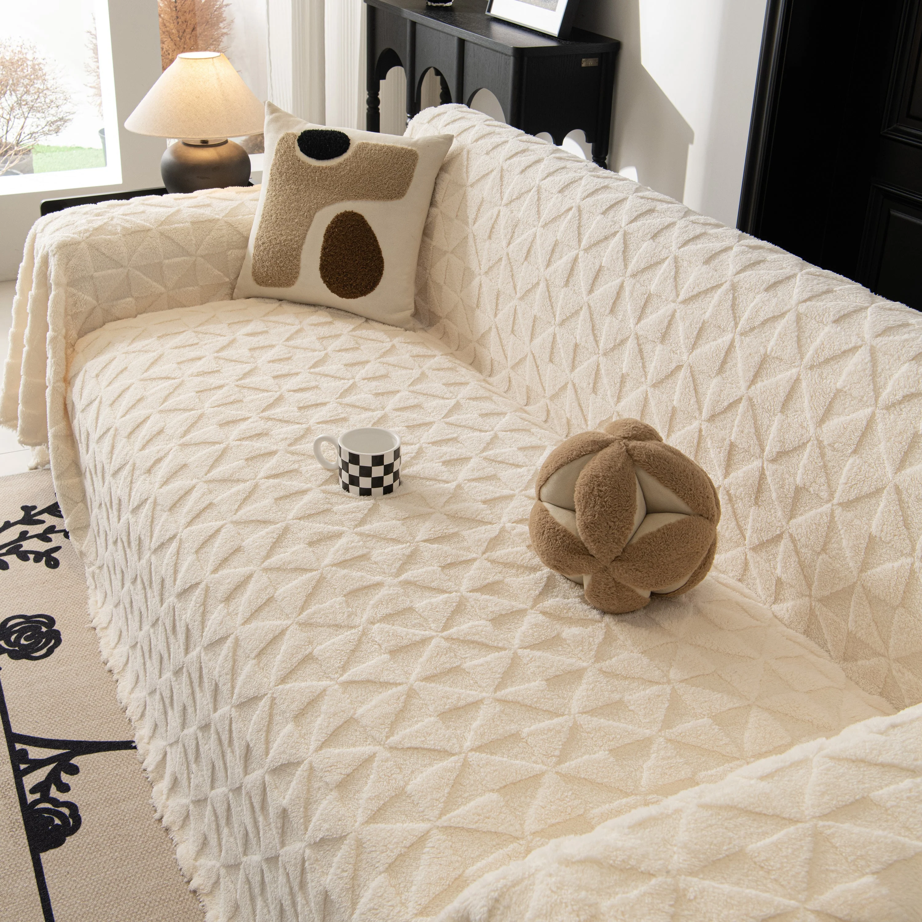 Plush Soft Couch Cover for Sofa and Furniture Lightweight Throw Blankets for Sectional Couch - Image 48