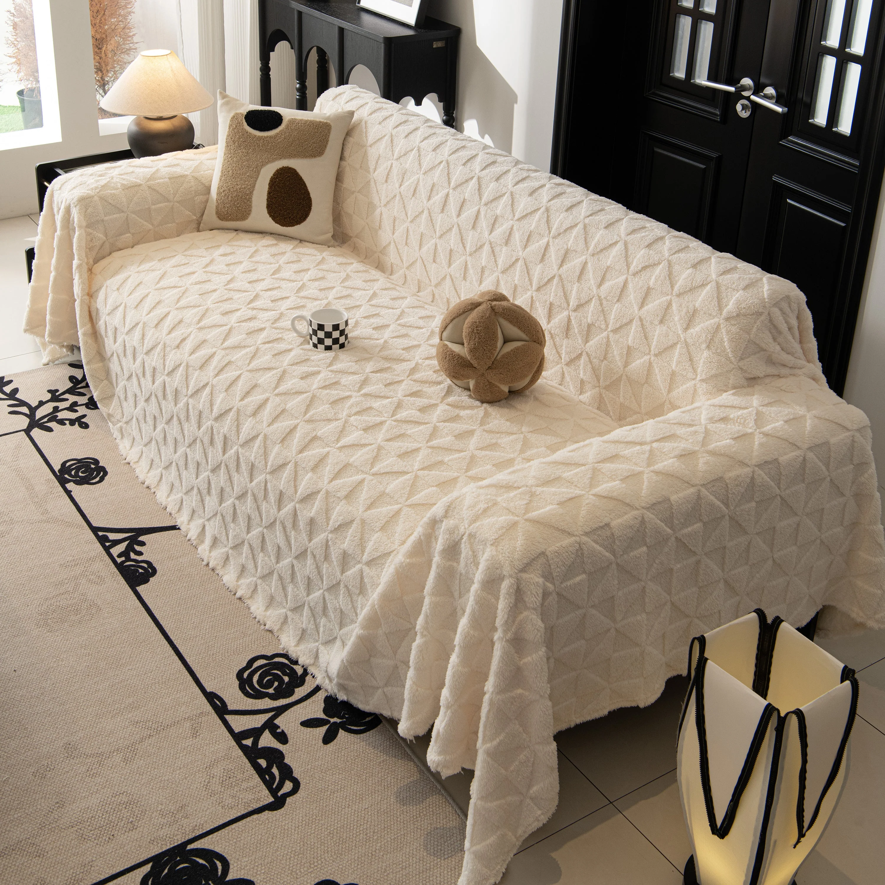 Plush Soft Couch Cover for Sofa and Furniture Lightweight Throw Blankets for Sectional Couch - Image 50