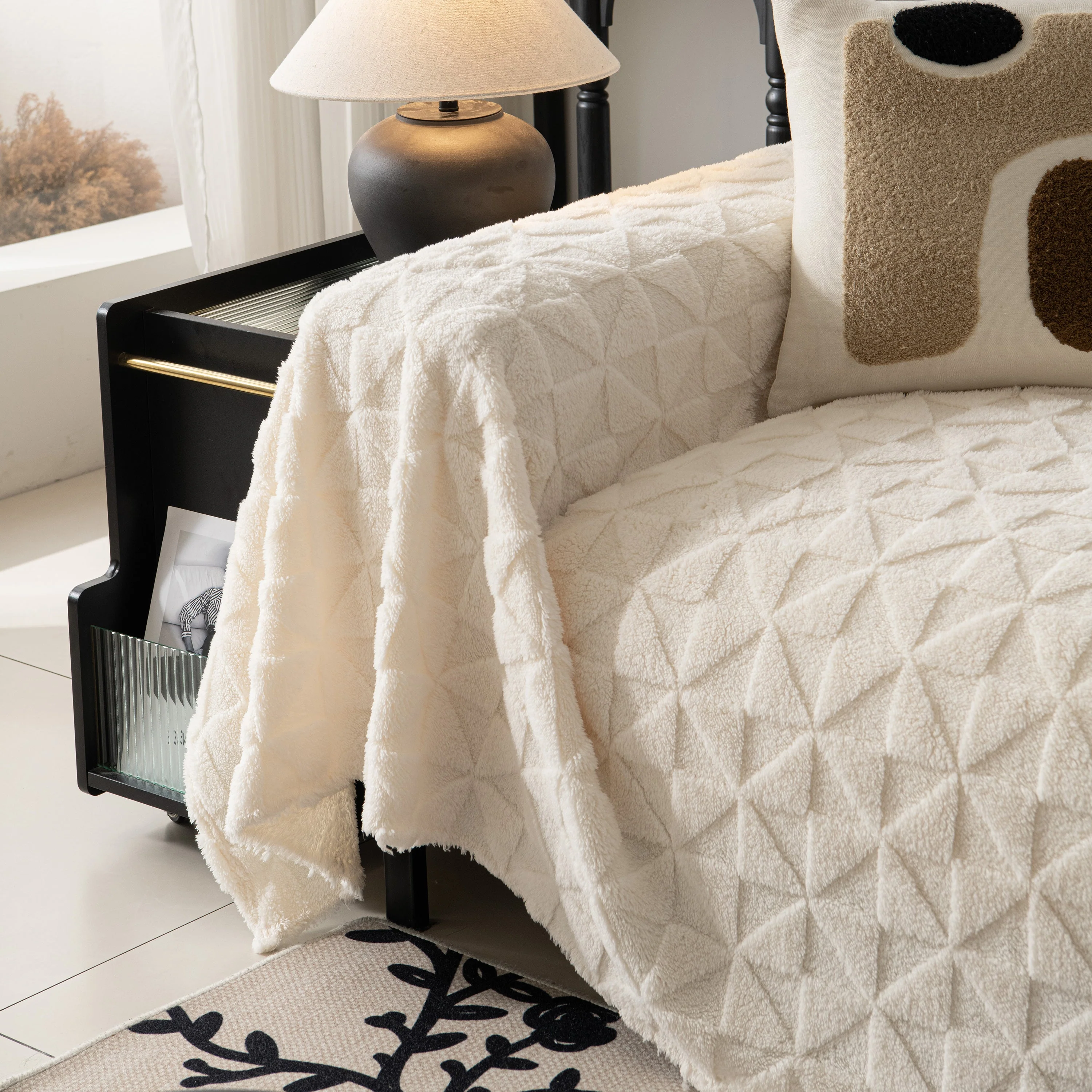Plush Soft Couch Cover for Sofa and Furniture Lightweight Throw Blankets for Sectional Couch - Image 51