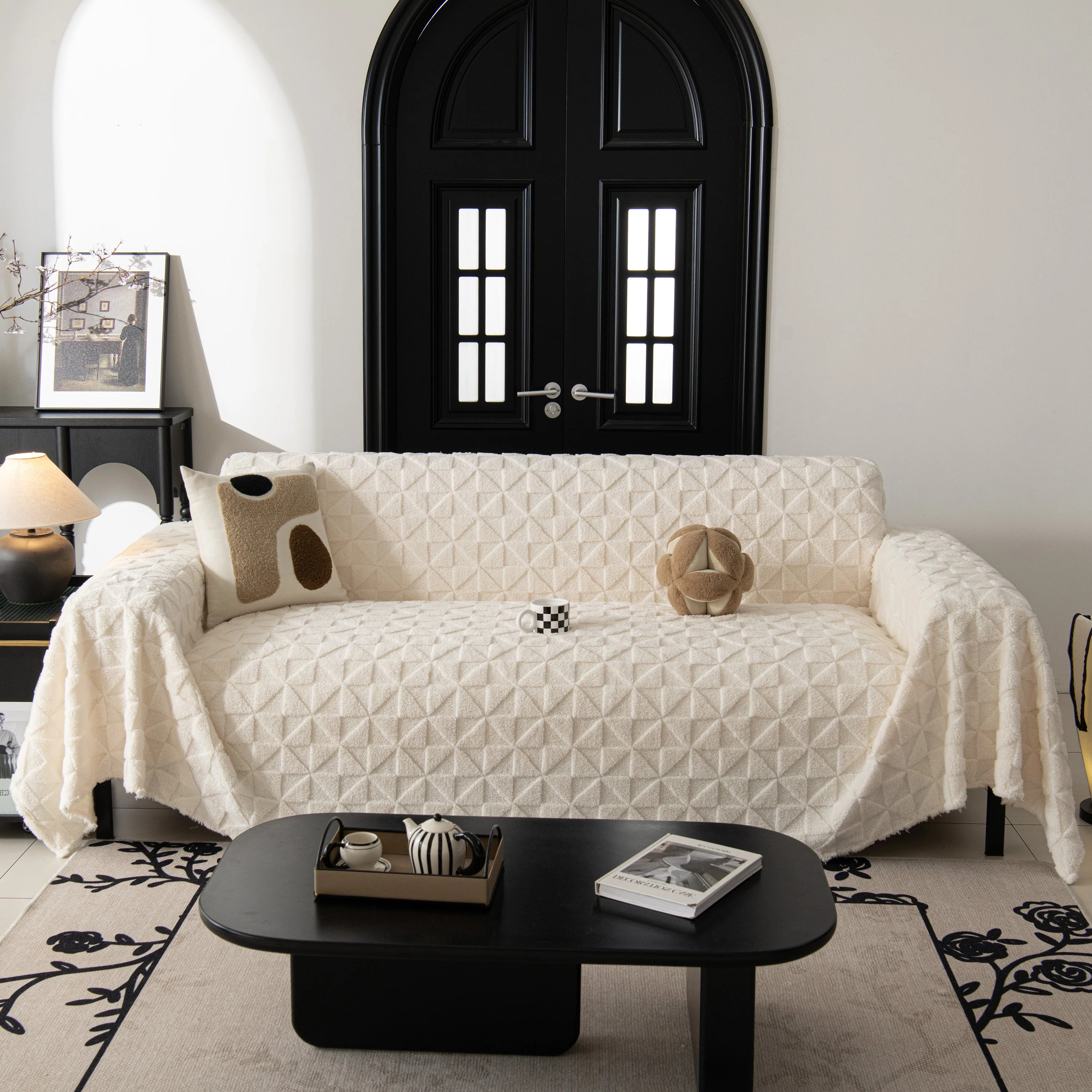 Plush Soft Couch Cover for Sofa and Furniture Lightweight Throw Blankets for Sectional Couch - Image 54