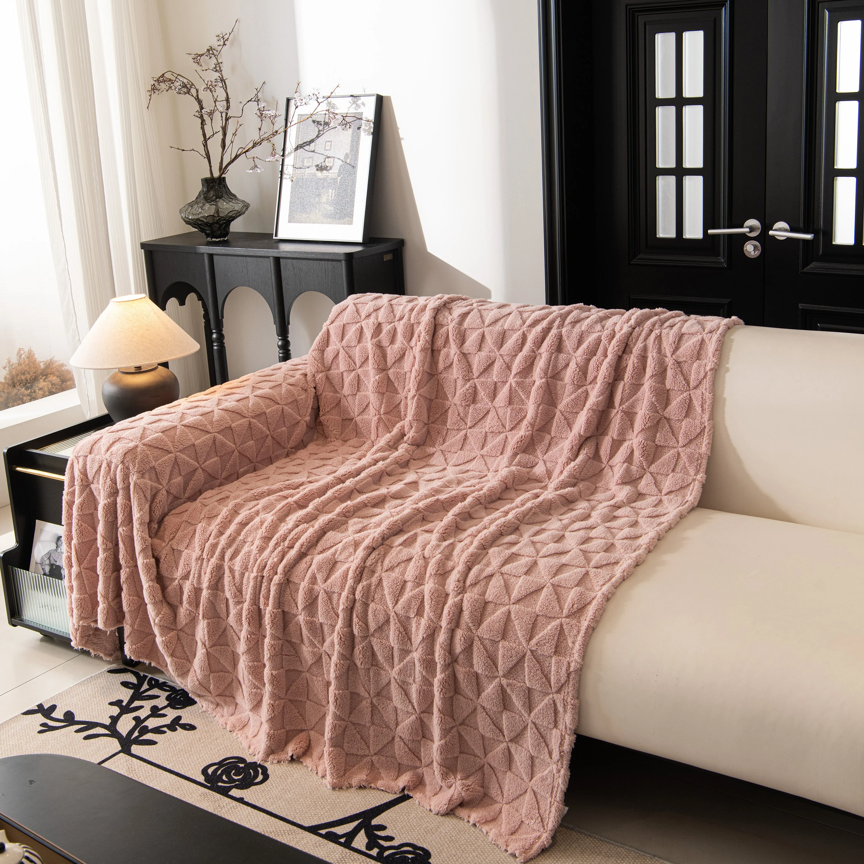 Plush Soft Couch Cover for Sofa and Furniture Lightweight Throw Blankets for Sectional Couch - Image 59
