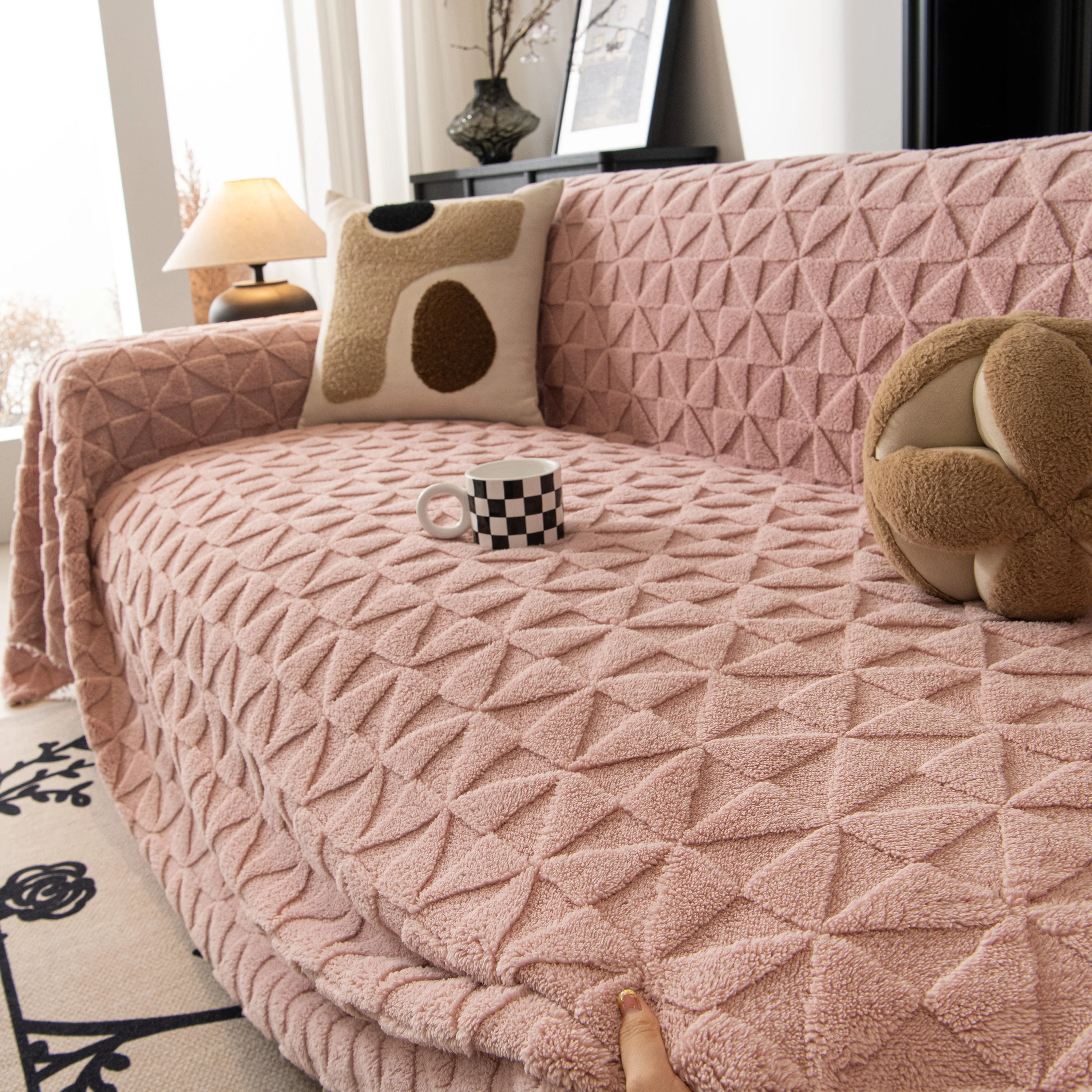 Plush Soft Couch Cover for Sofa and Furniture Lightweight Throw Blankets for Sectional Couch - Image 65