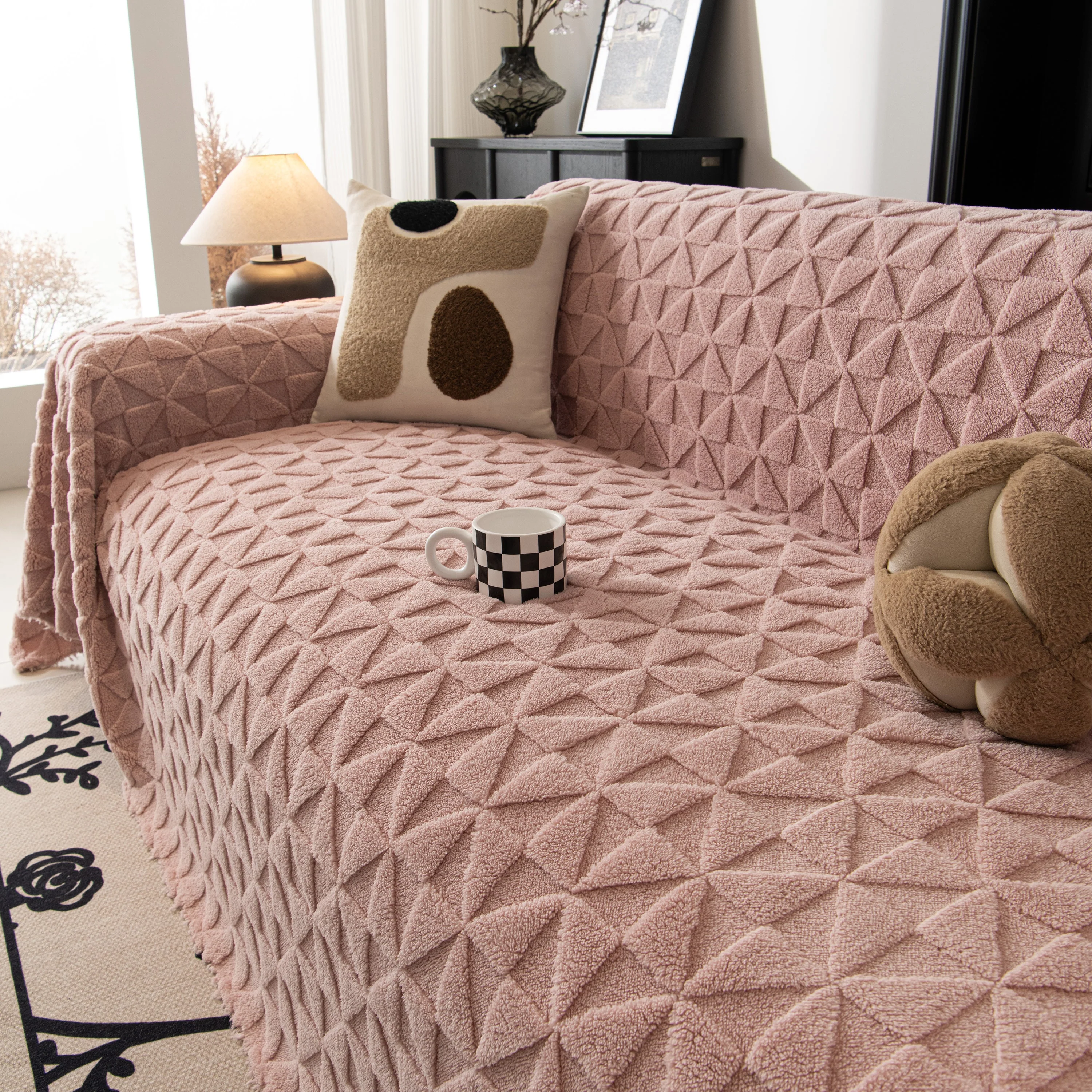 Plush Soft Couch Cover for Sofa and Furniture Lightweight Throw Blankets for Sectional Couch - Image 66