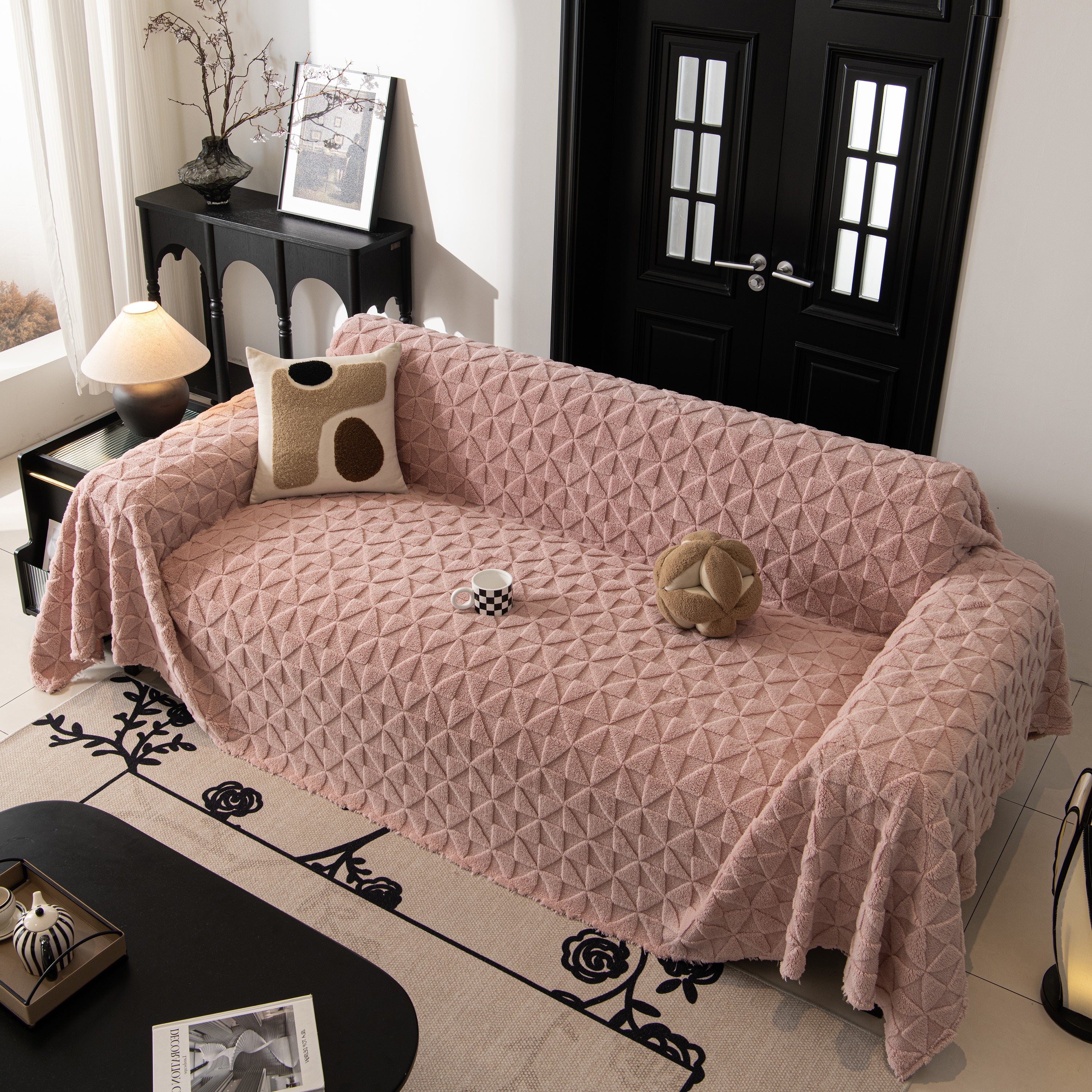 Plush Soft Couch Cover for Sofa and Furniture Lightweight Throw Blankets for Sectional Couch - Image 70