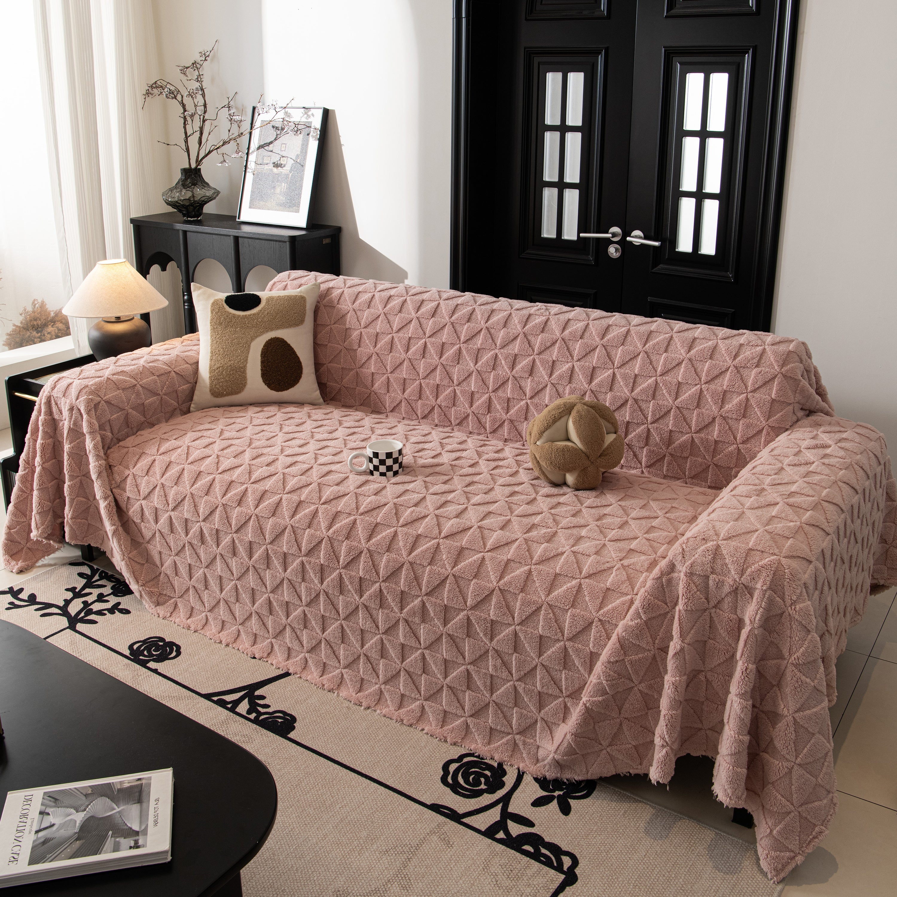 Plush Soft Couch Cover for Sofa and Furniture Lightweight Throw Blankets for Sectional Couch - Image 71