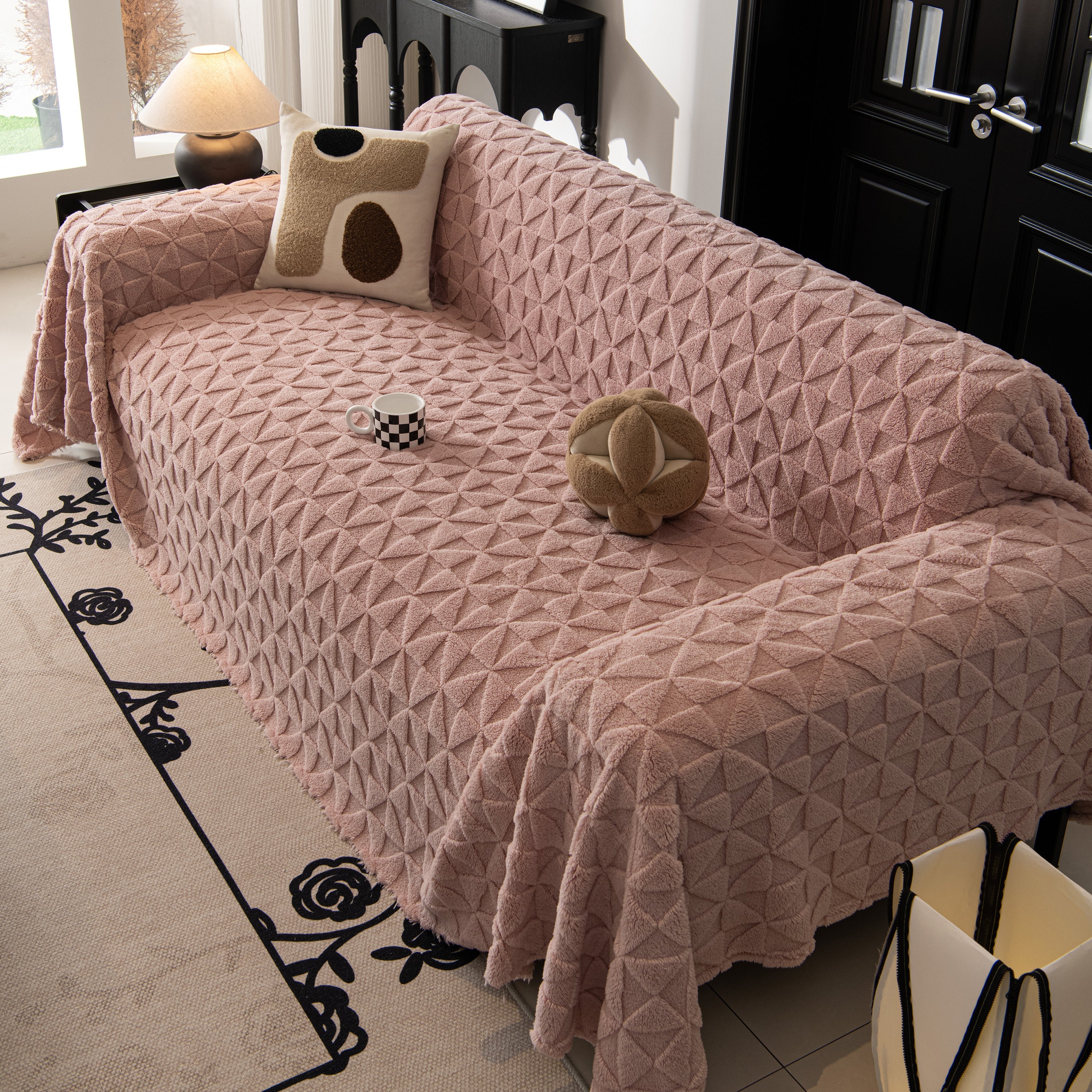 Plush Soft Couch Cover for Sofa and Furniture Lightweight Throw Blankets for Sectional Couch - Image 73