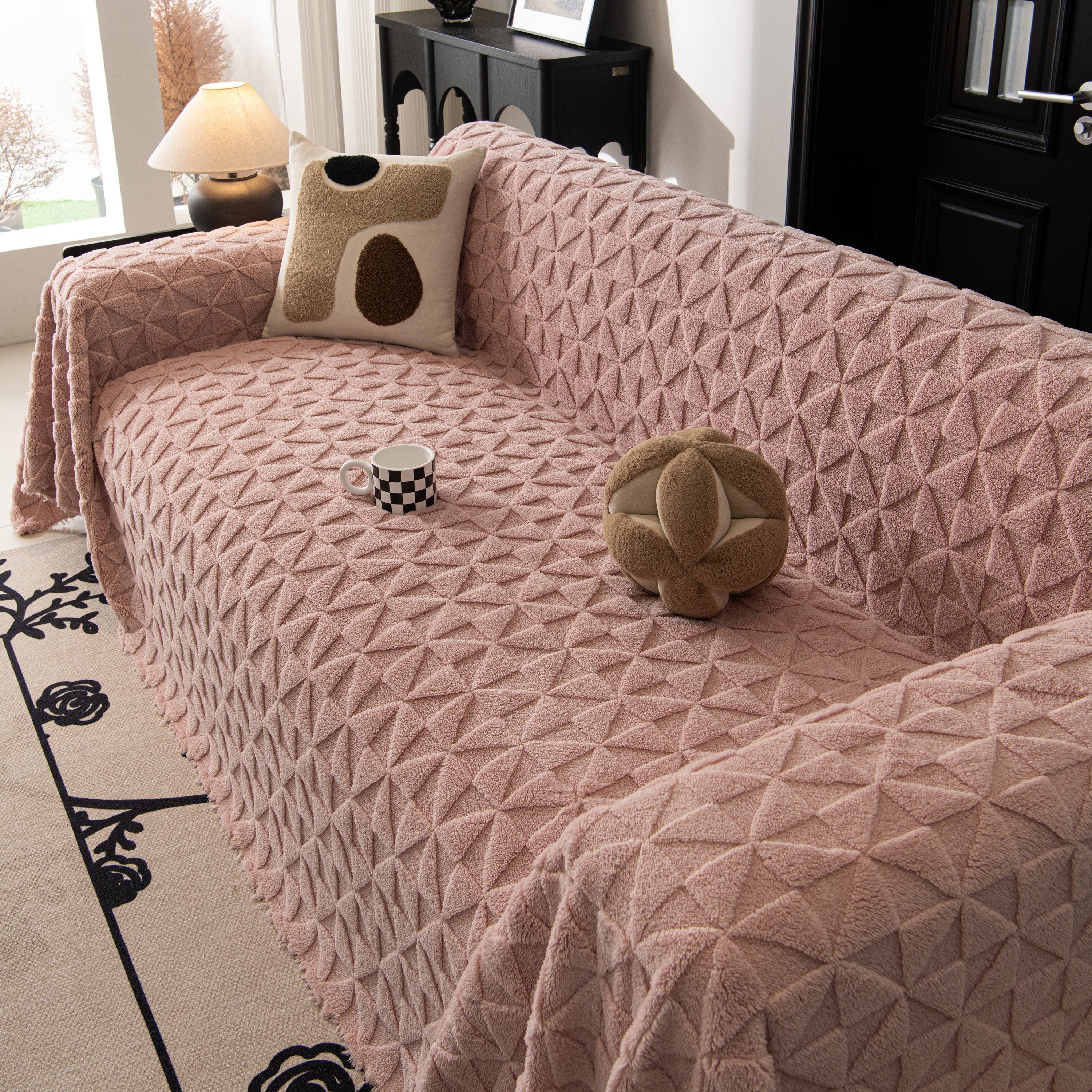 Plush Soft Couch Cover for Sofa and Furniture Lightweight Throw Blankets for Sectional Couch - Image 75