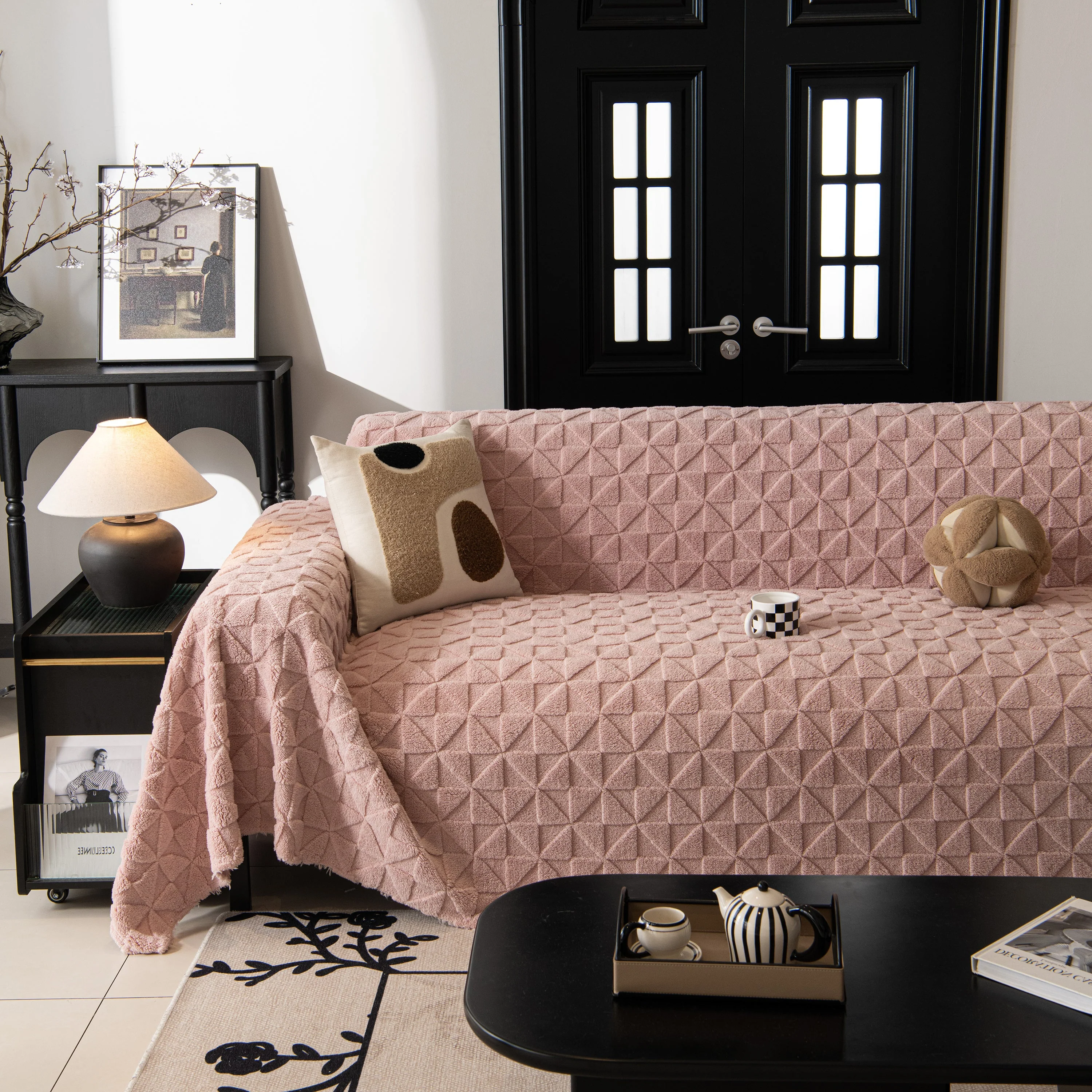 Plush Soft Couch Cover for Sofa and Furniture Lightweight Throw Blankets for Sectional Couch - Image 76