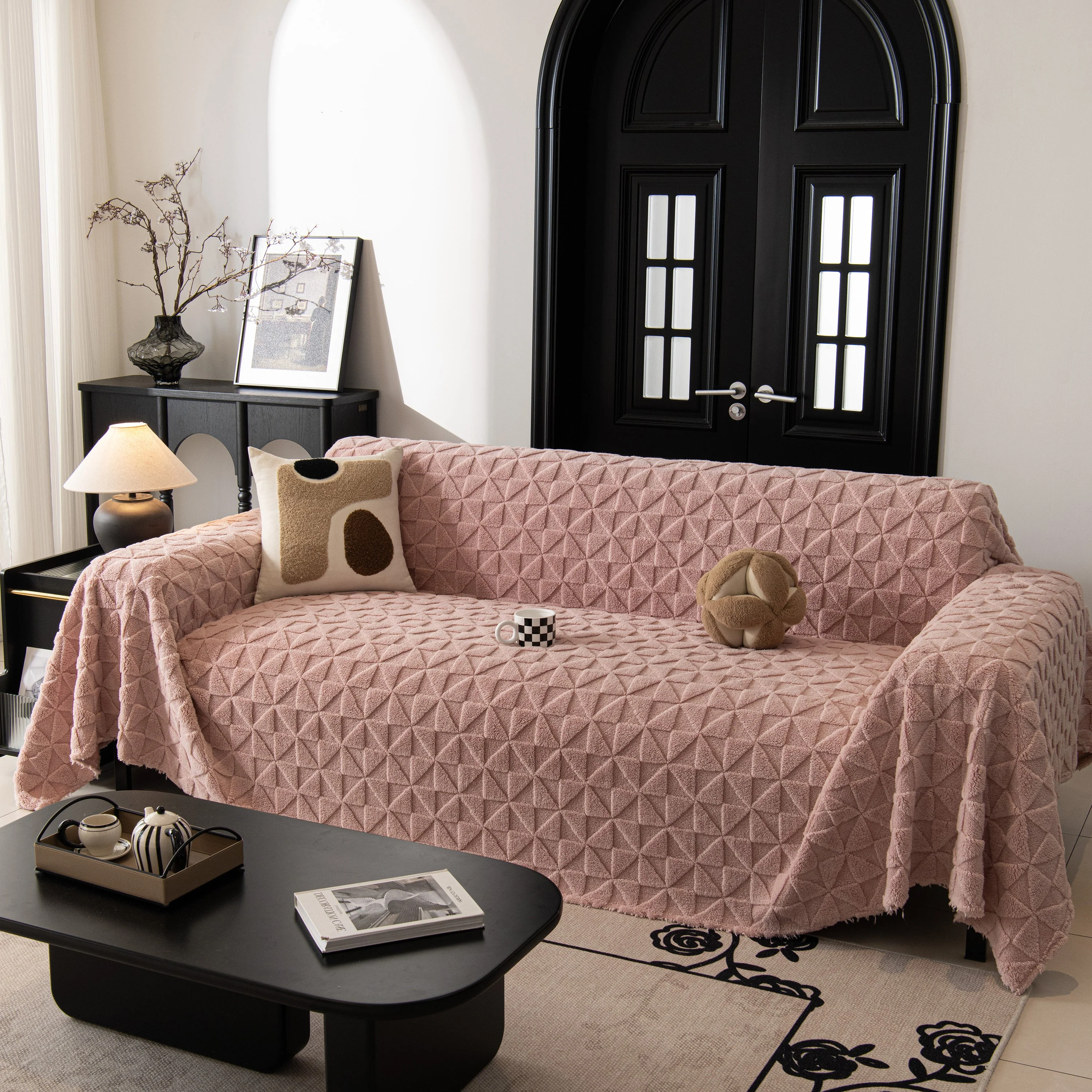 Plush Soft Couch Cover for Sofa and Furniture Lightweight Throw Blankets for Sectional Couch - Image 77