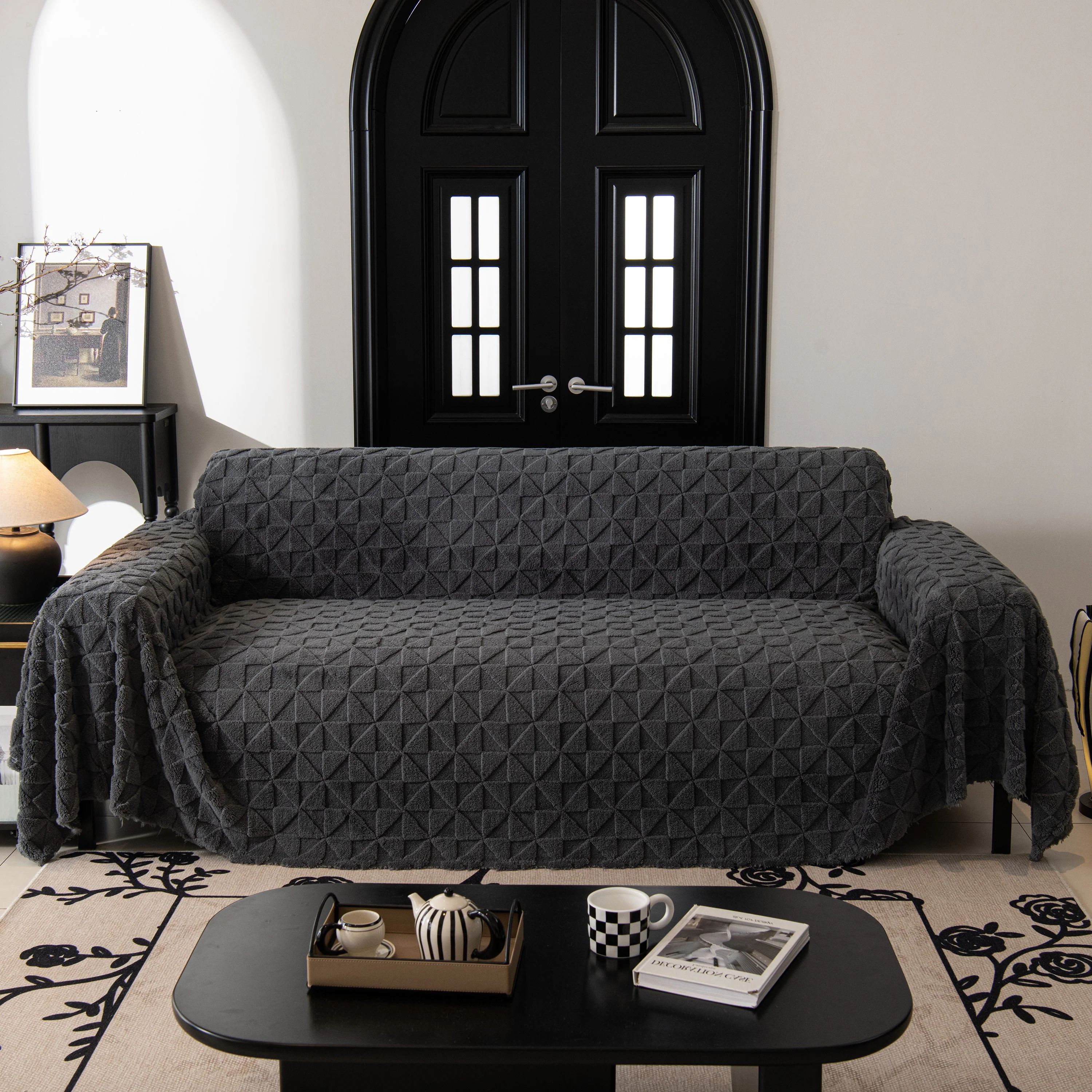Plush Soft Couch Cover for Sofa and Furniture Lightweight Throw Blankets for Sectional Couch - Image 80