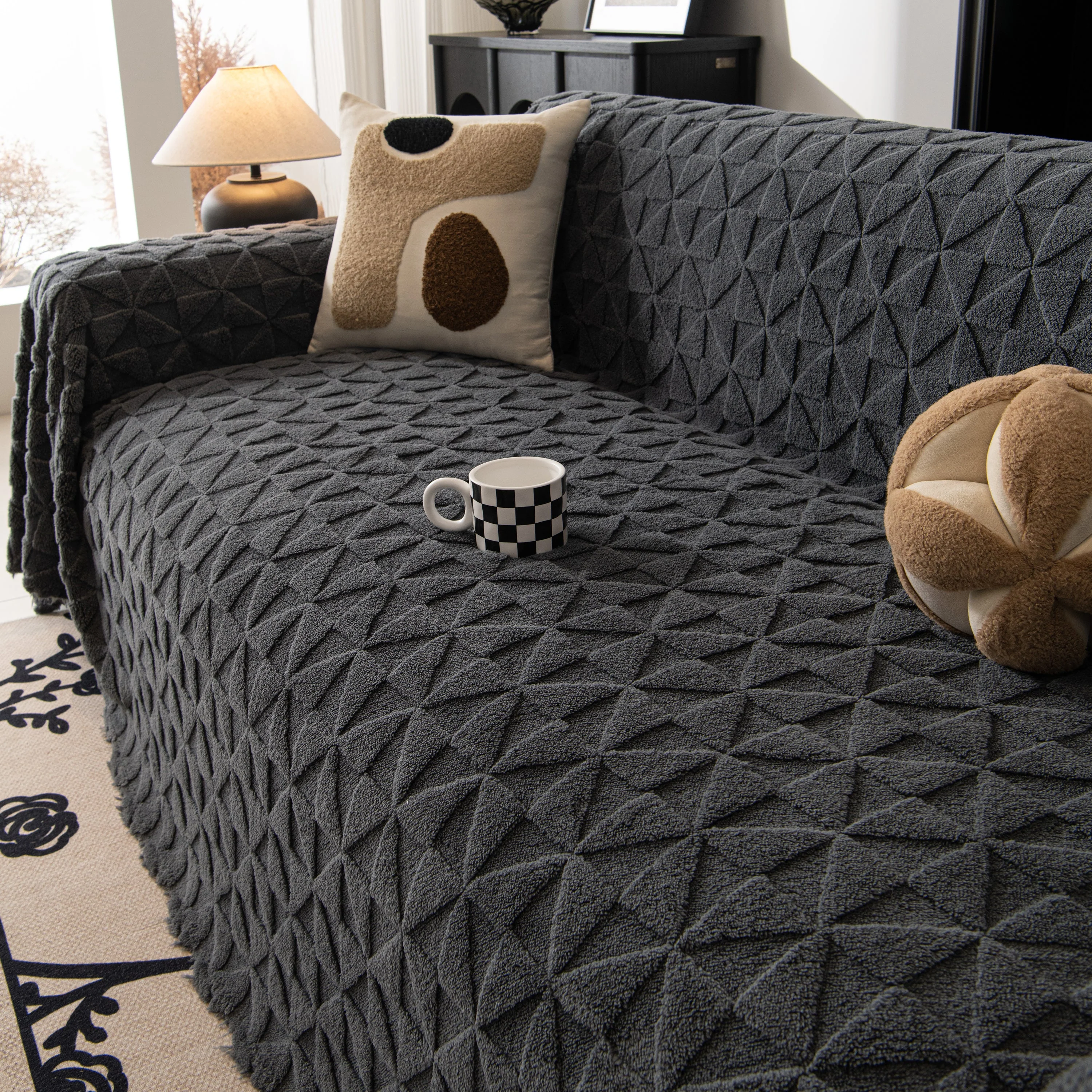 Plush Soft Couch Cover for Sofa and Furniture Lightweight Throw Blankets for Sectional Couch - Image 91
