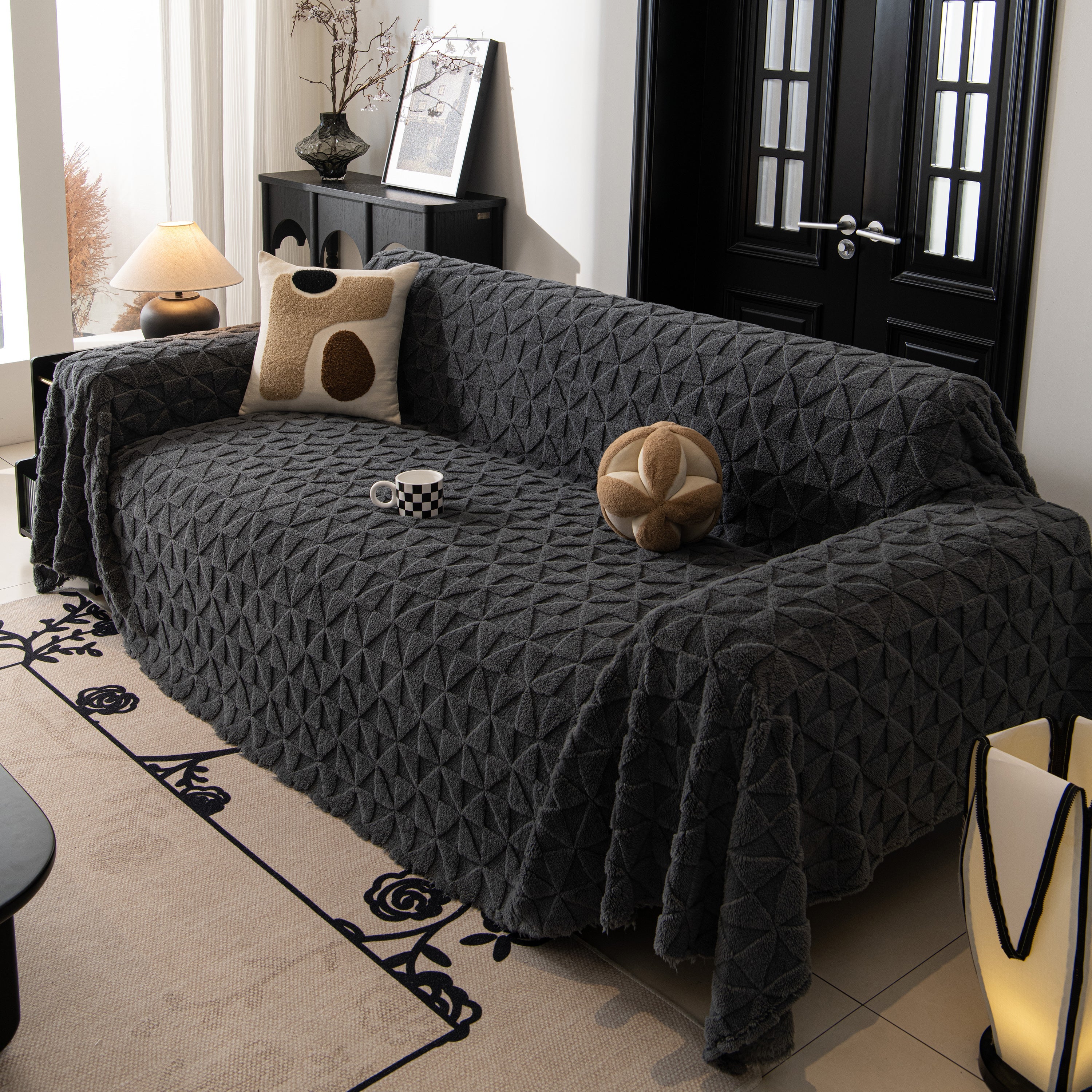 Plush Soft Couch Cover for Sofa and Furniture Lightweight Throw Blankets for Sectional Couch - Image 93