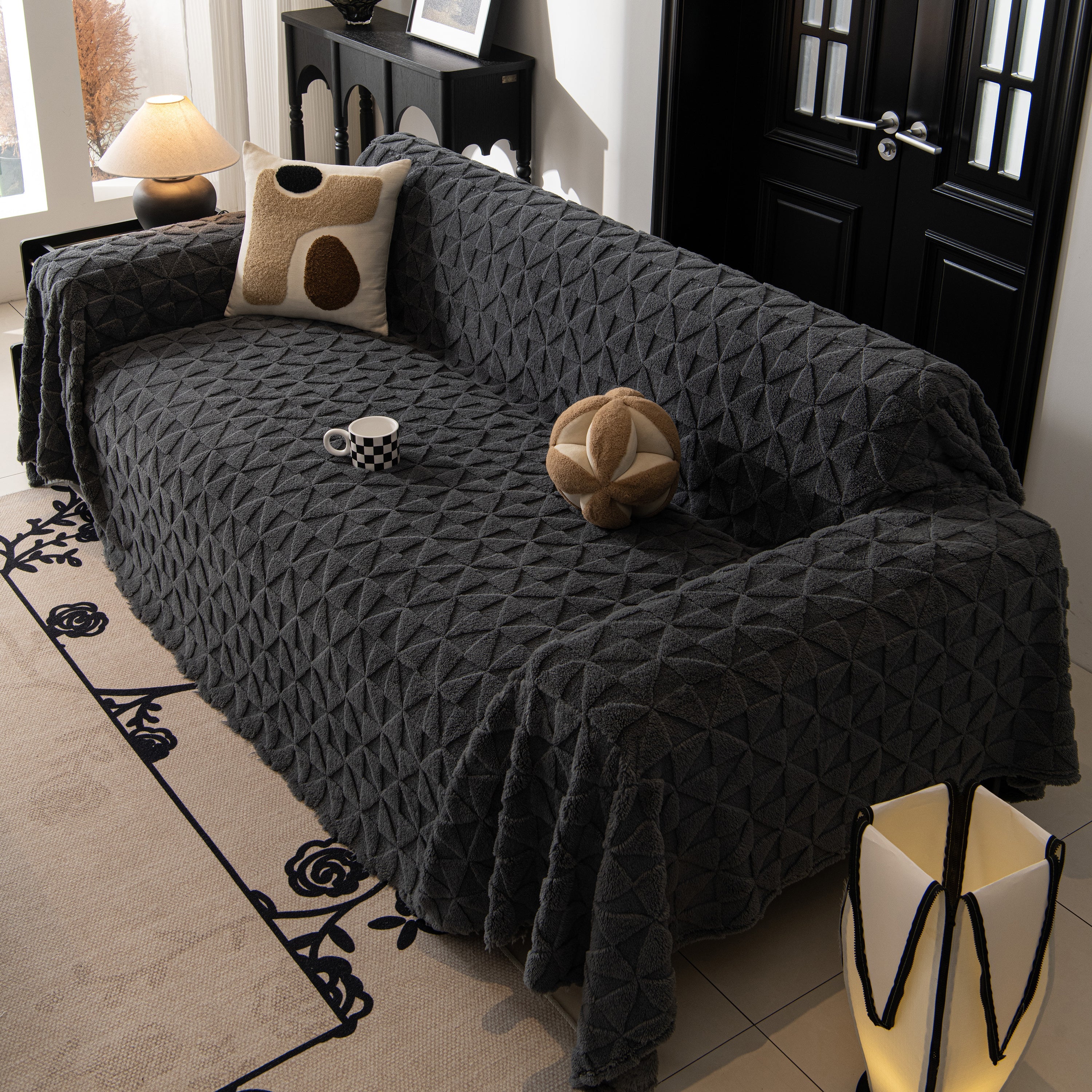 Plush Soft Couch Cover for Sofa and Furniture Lightweight Throw Blankets for Sectional Couch - Image 94