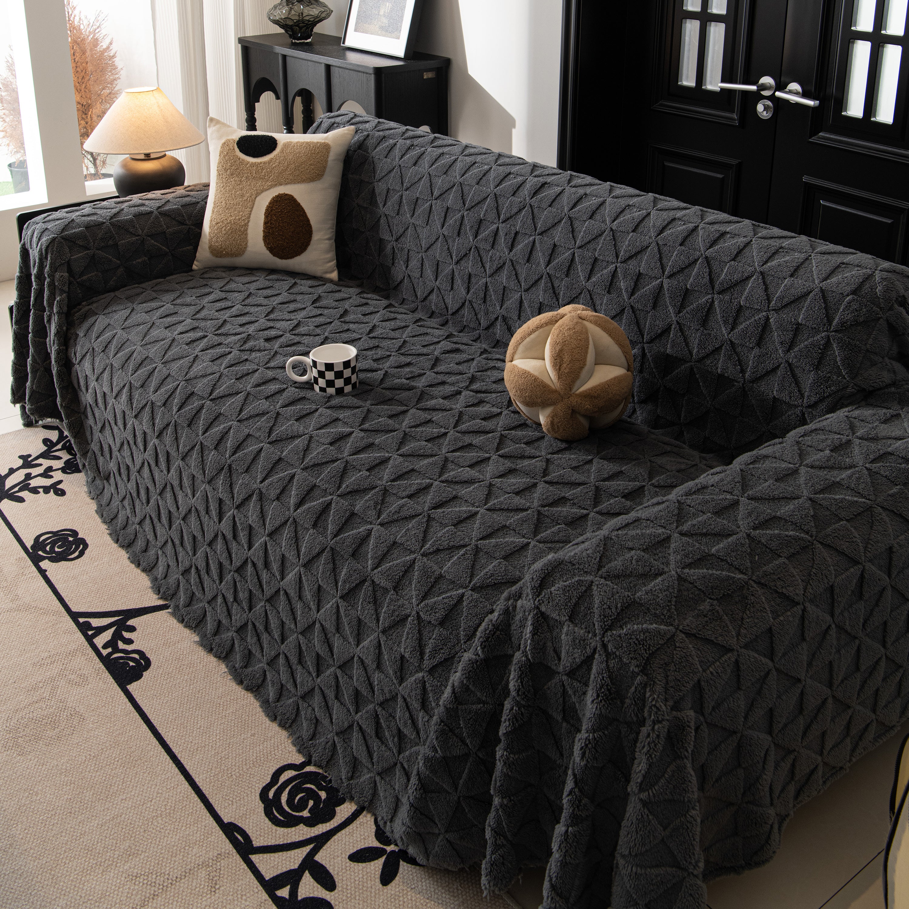 Plush Soft Couch Cover for Sofa and Furniture Lightweight Throw Blankets for Sectional Couch - Image 95