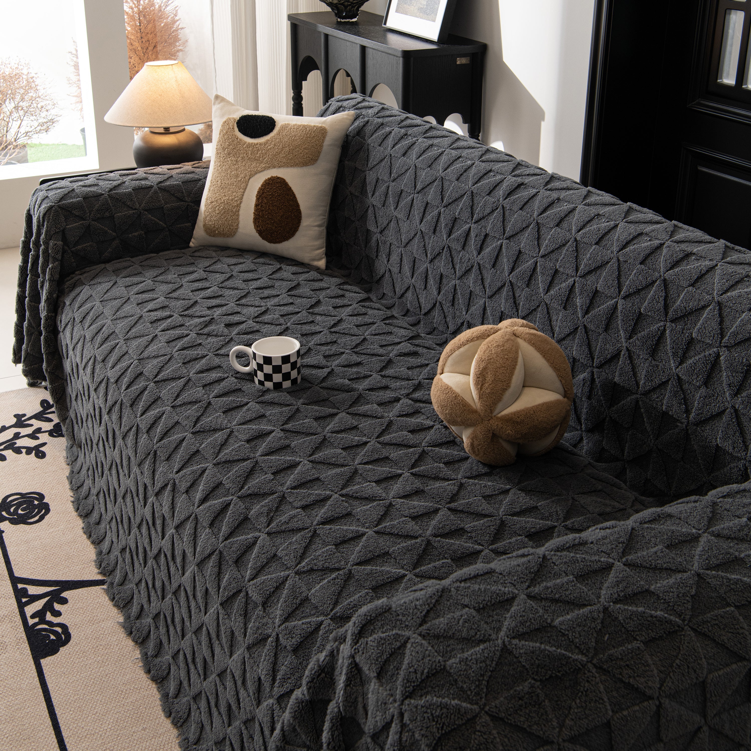 Plush Soft Couch Cover for Sofa and Furniture Lightweight Throw Blankets for Sectional Couch - Image 96