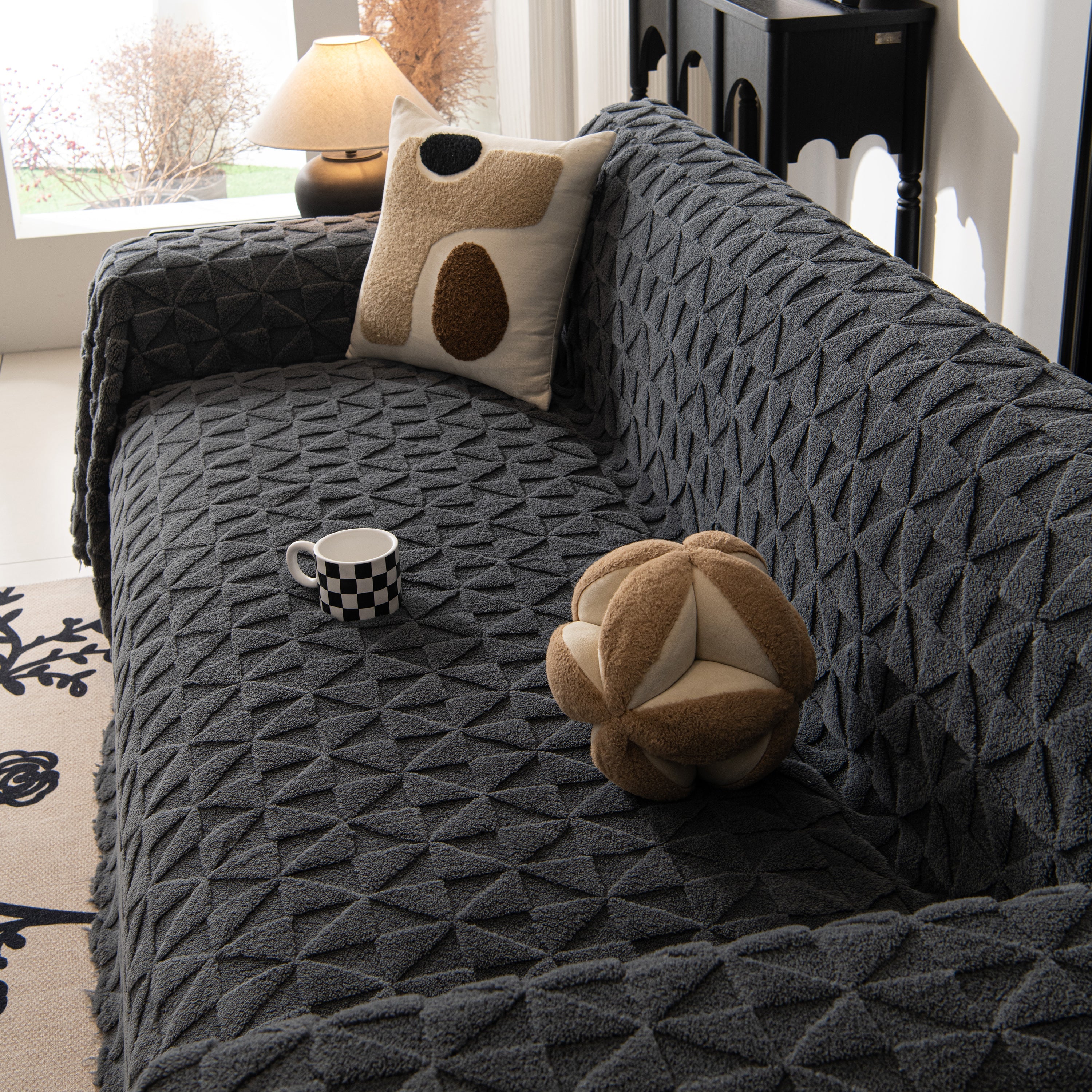 Plush Soft Couch Cover for Sofa and Furniture Lightweight Throw Blankets for Sectional Couch - Image 97