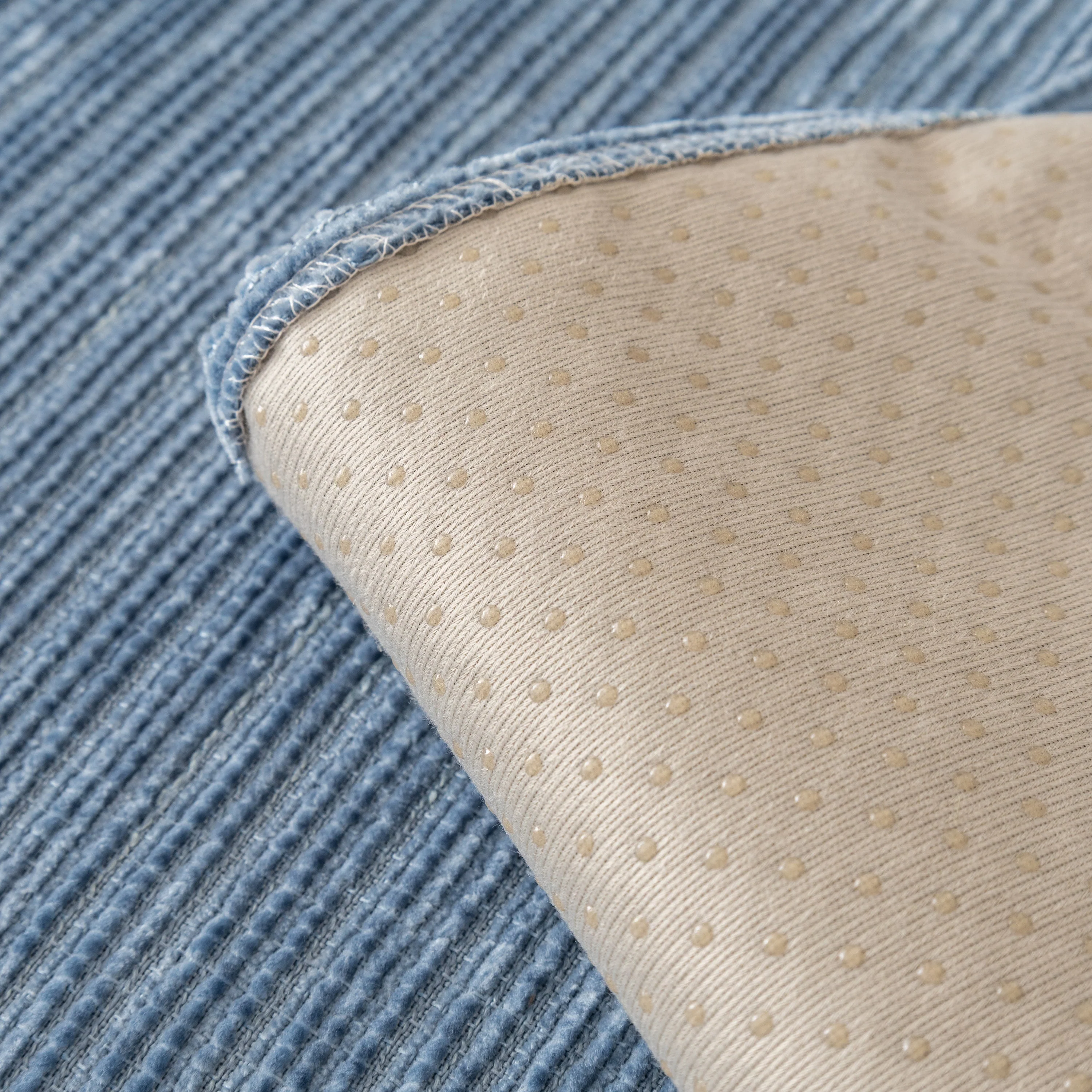 Plush Solid Color Striped L-Shaped Sofa Slipcovers, Washable Non-Slip Textured Furniture Covers - Image 42