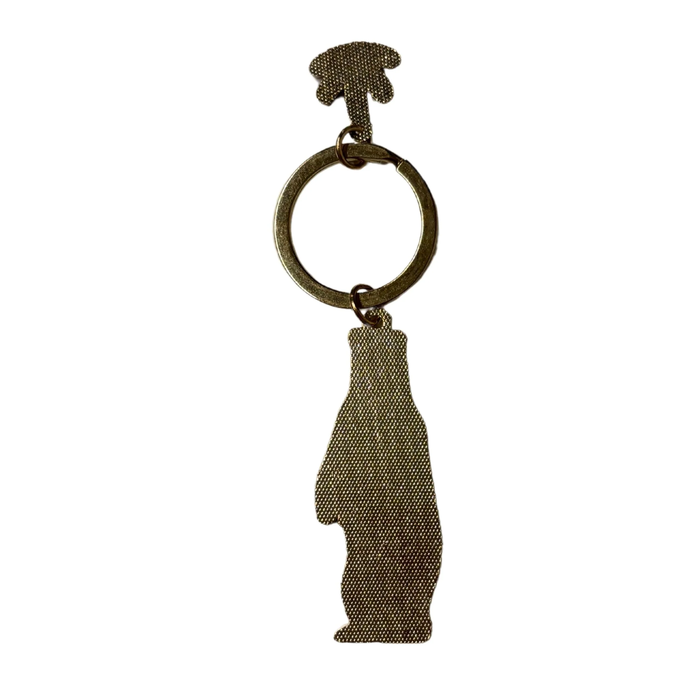 Polar Bear Enamel Keychain | Cute Arctic Key Holder - Image 4