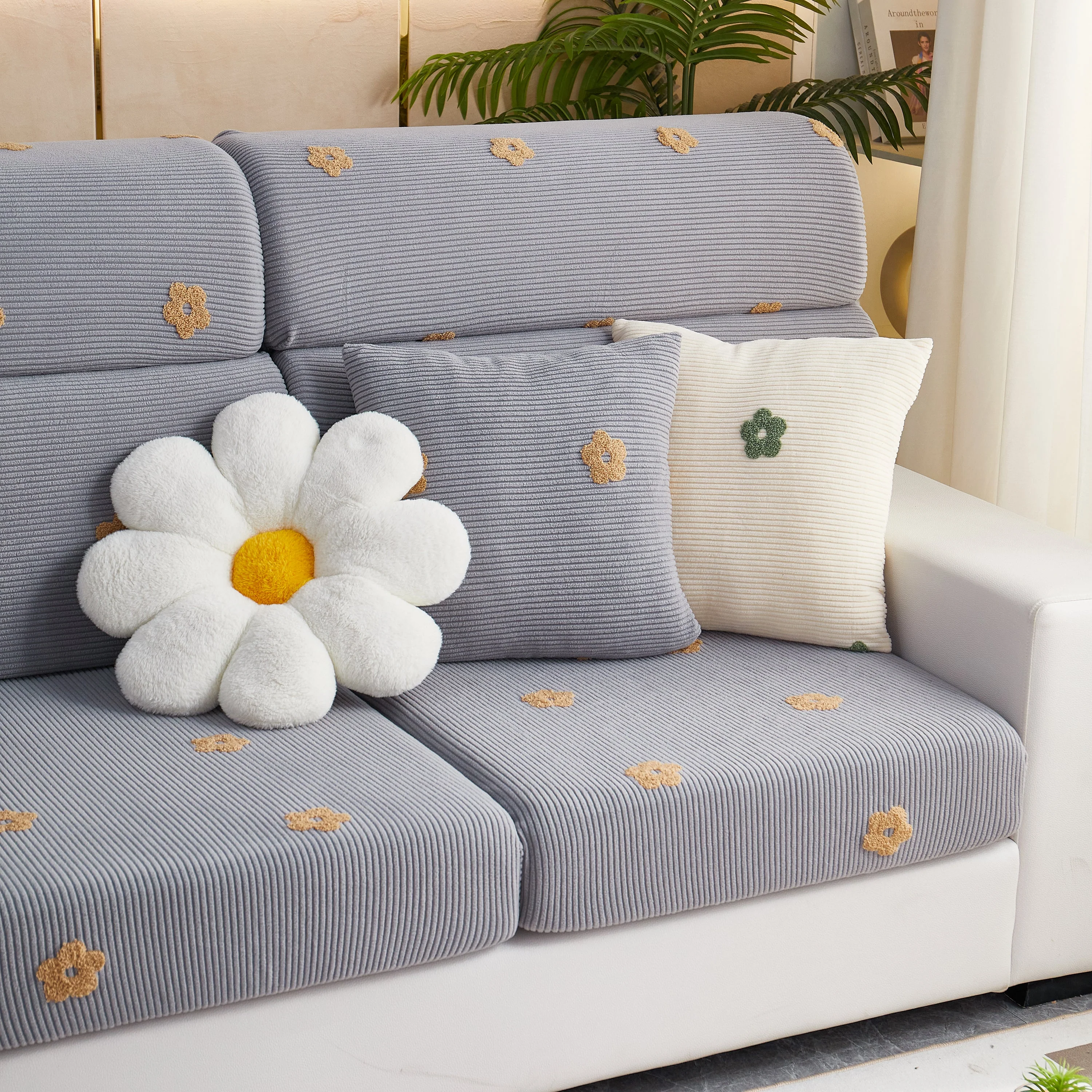Polar Fleece Sofa Cushion Covers for Sofa 1/2/3/4 Seater, Best Seat Covers for Dogs, Pet Couch Protector - Image 104