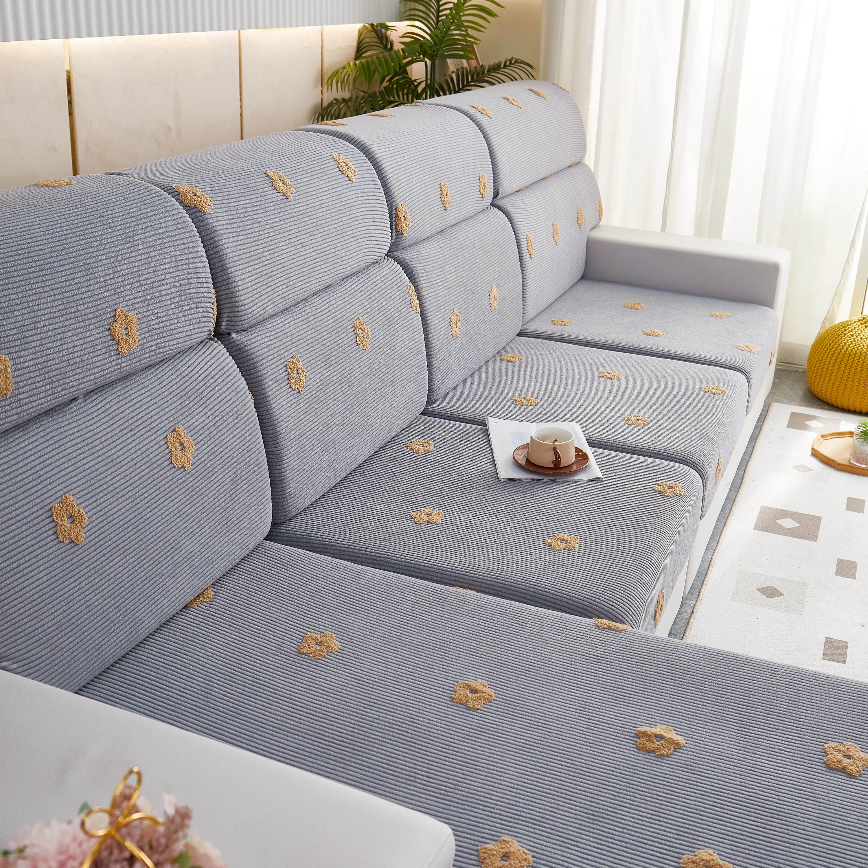 Polar Fleece Sofa Cushion Covers for Sofa 1/2/3/4 Seater, Best Seat Covers for Dogs, Pet Couch Protector - Image 118