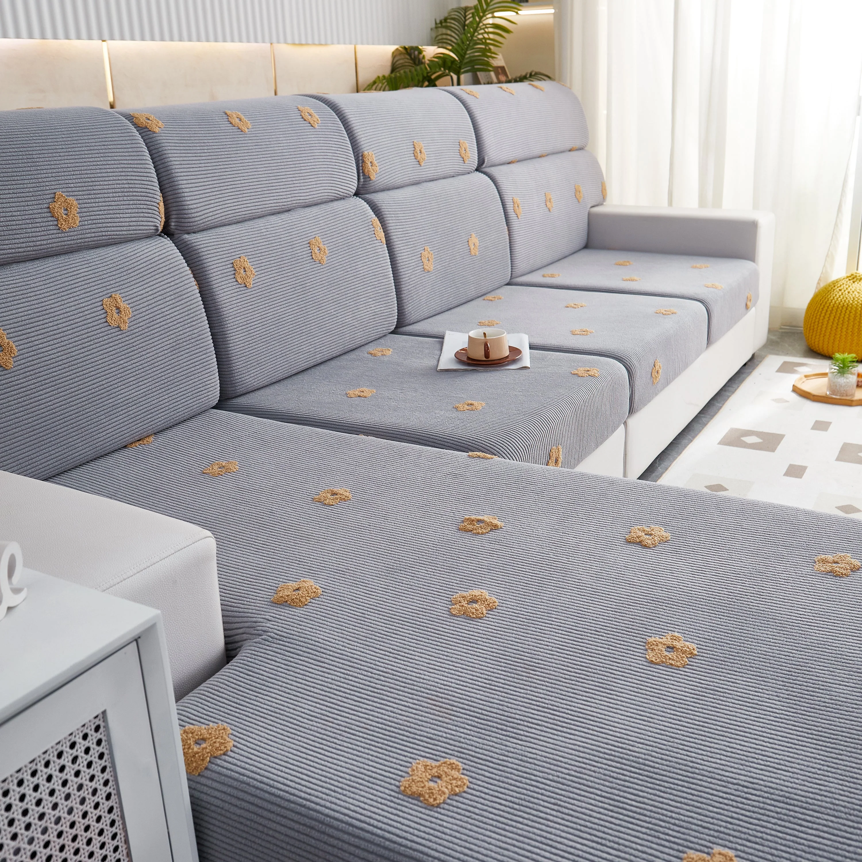 Polar Fleece Sofa Cushion Covers for Sofa 1/2/3/4 Seater, Best Seat Covers for Dogs, Pet Couch Protector - Image 119