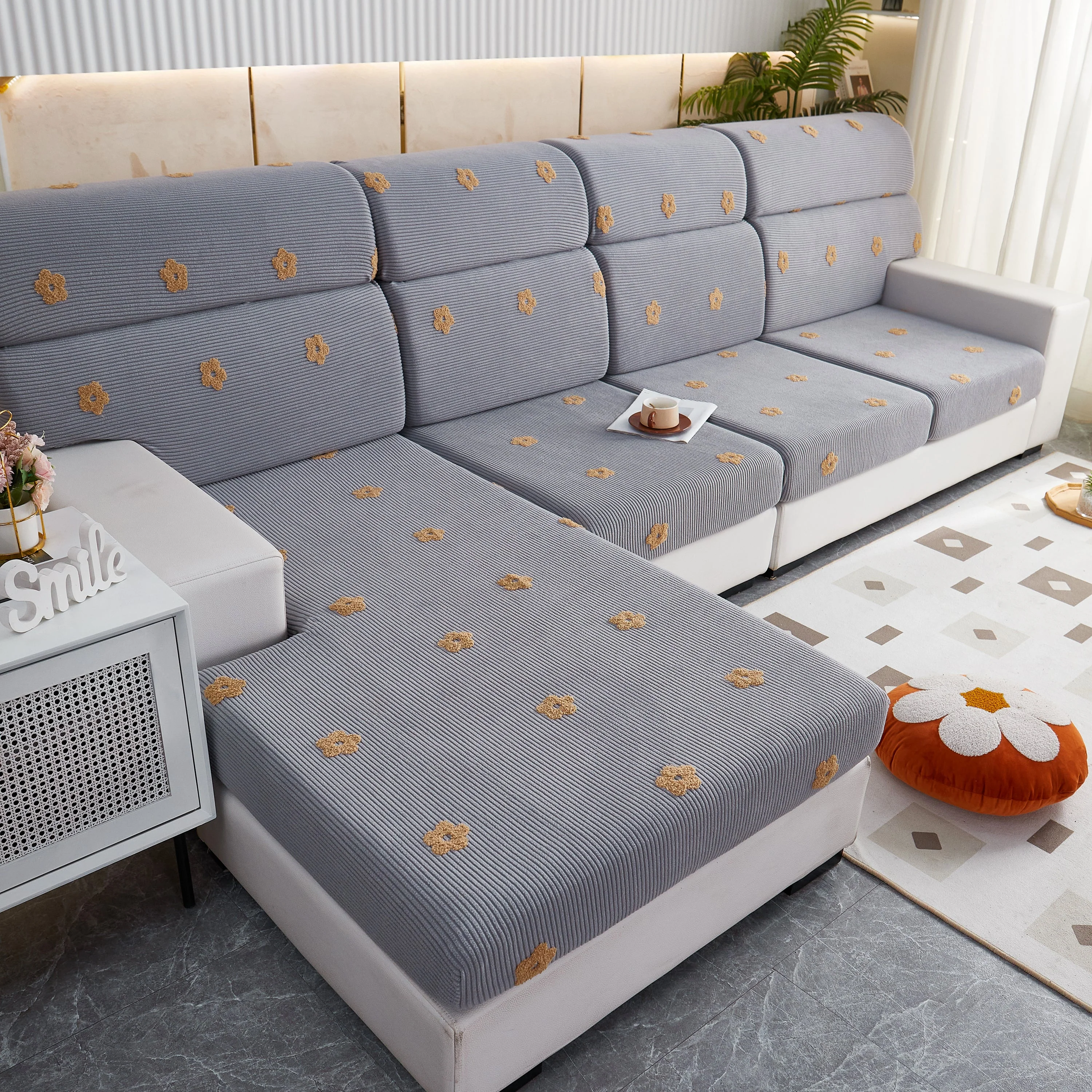 Polar Fleece Sofa Cushion Covers for Sofa 1/2/3/4 Seater, Best Seat Covers for Dogs, Pet Couch Protector - Image 121