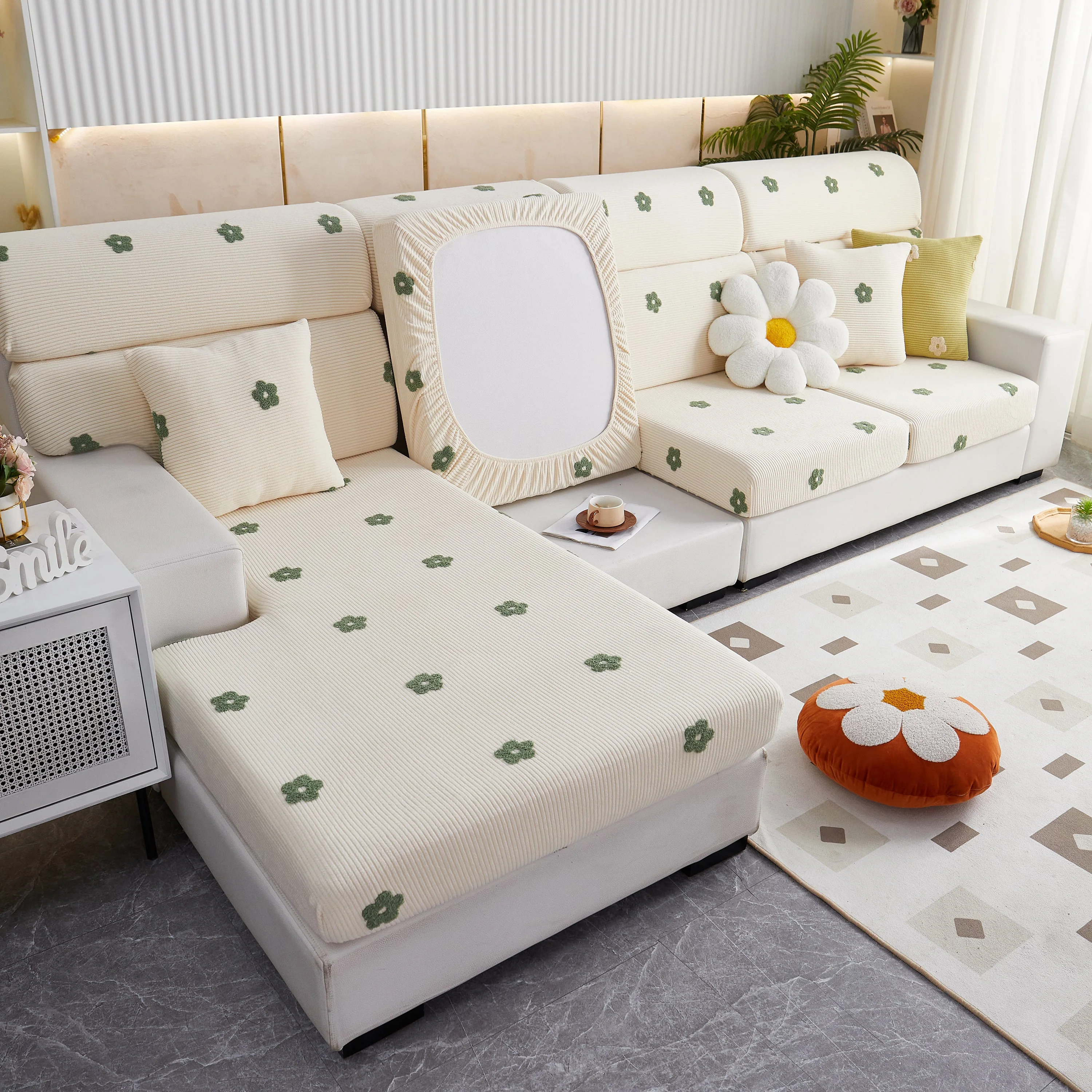 Polar Fleece Sofa Cushion Covers for Sofa 1/2/3/4 Seater, Best Seat Covers for Dogs, Pet Couch Protector - Image 20