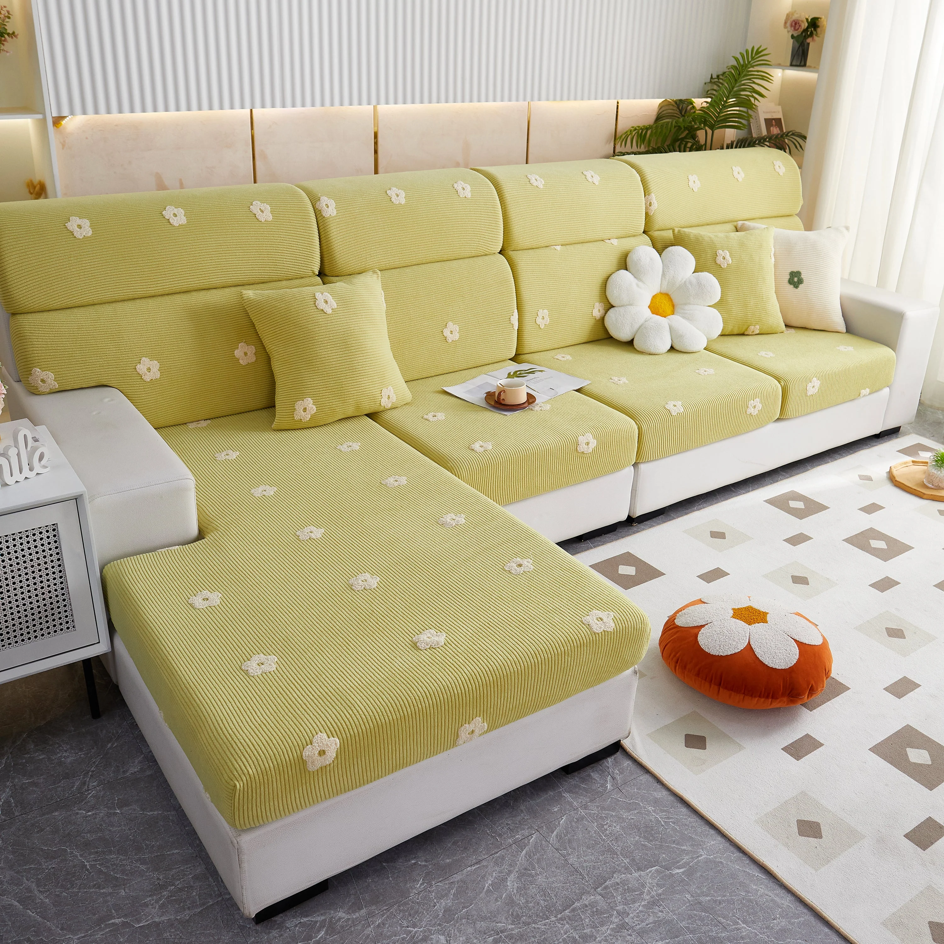 Polar Fleece Sofa Cushion Covers for Sofa 1/2/3/4 Seater, Best Seat Covers for Dogs, Pet Couch Protector - Image 27