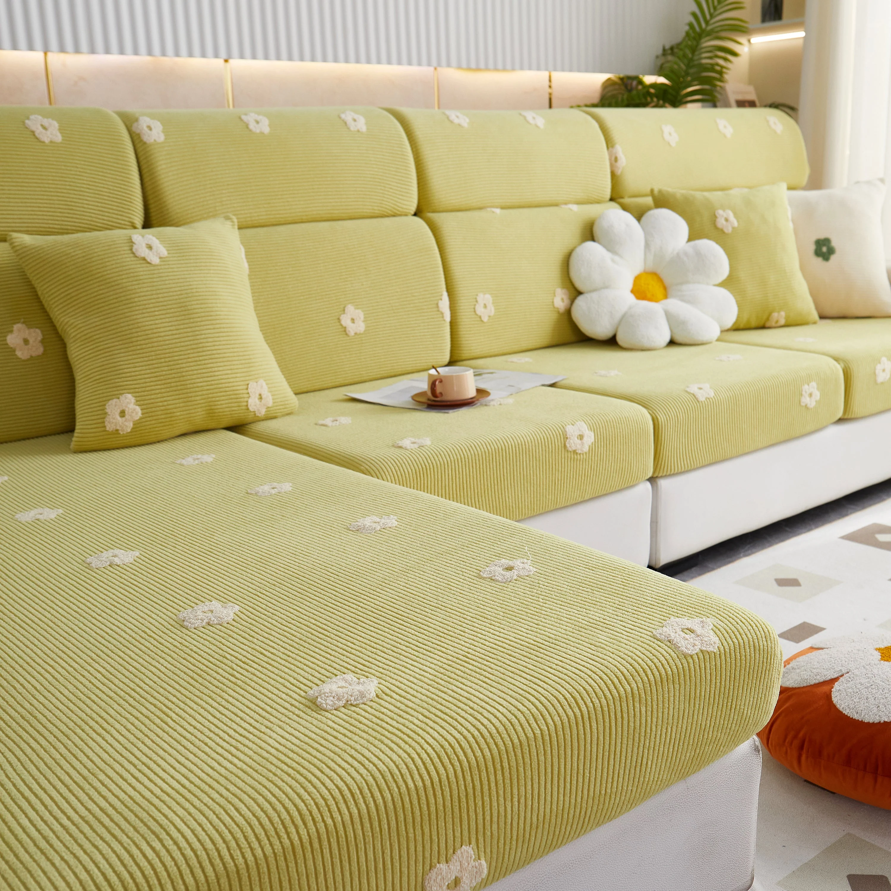 Polar Fleece Sofa Cushion Covers for Sofa 1/2/3/4 Seater, Best Seat Covers for Dogs, Pet Couch Protector - Image 29