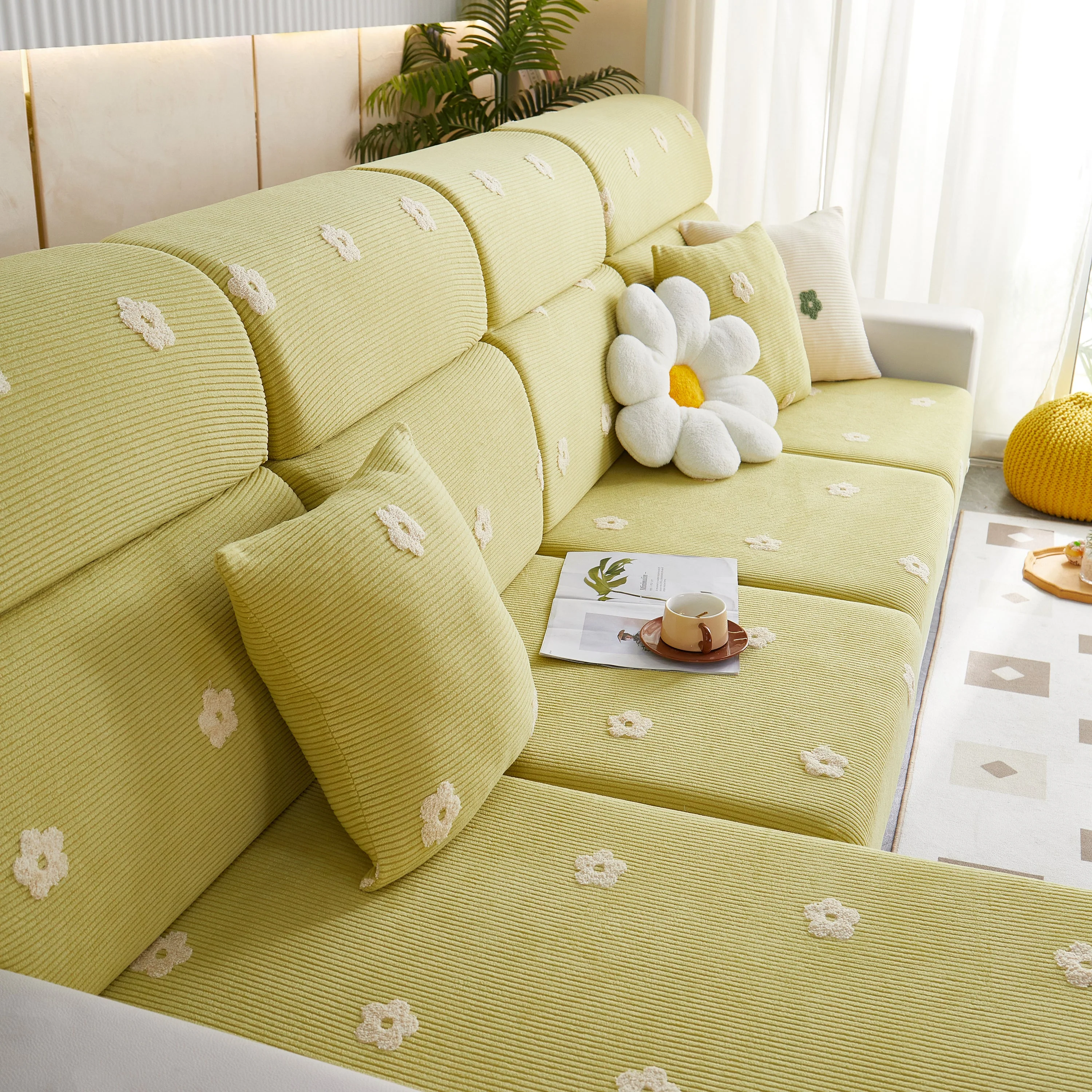 Polar Fleece Sofa Cushion Covers for Sofa 1/2/3/4 Seater, Best Seat Covers for Dogs, Pet Couch Protector - Image 31