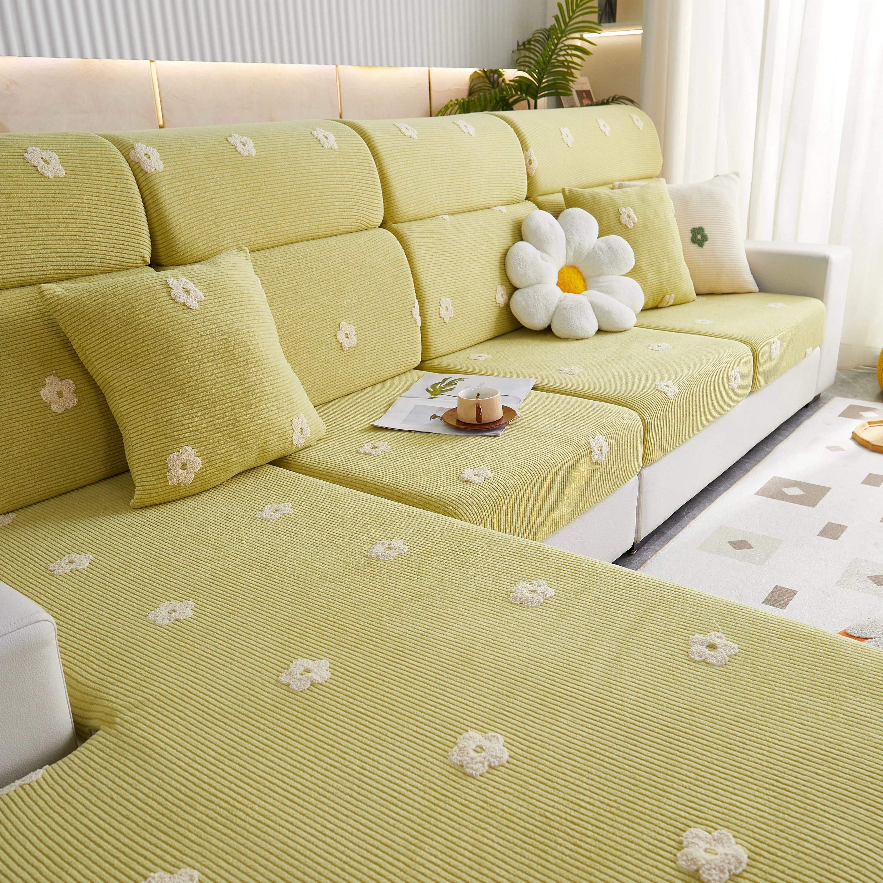 Polar Fleece Sofa Cushion Covers for Sofa 1/2/3/4 Seater, Best Seat Covers for Dogs, Pet Couch Protector - Image 33
