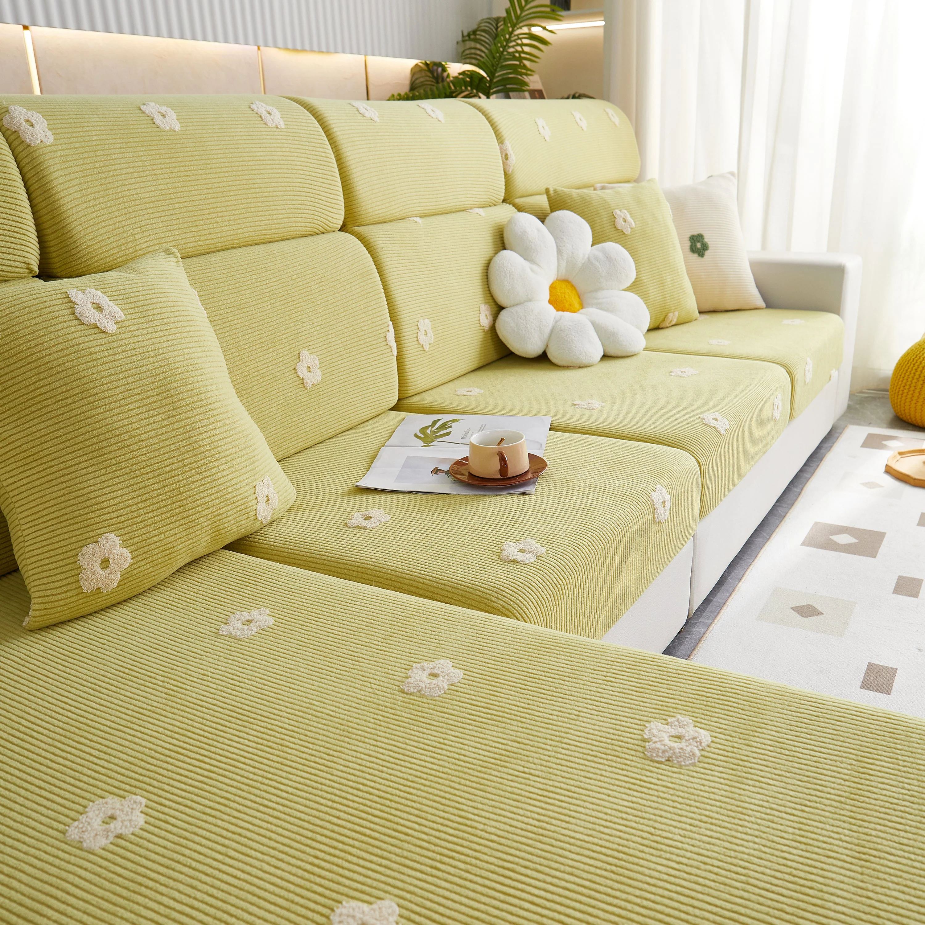 Polar Fleece Sofa Cushion Covers for Sofa 1/2/3/4 Seater, Best Seat Covers for Dogs, Pet Couch Protector - Image 34