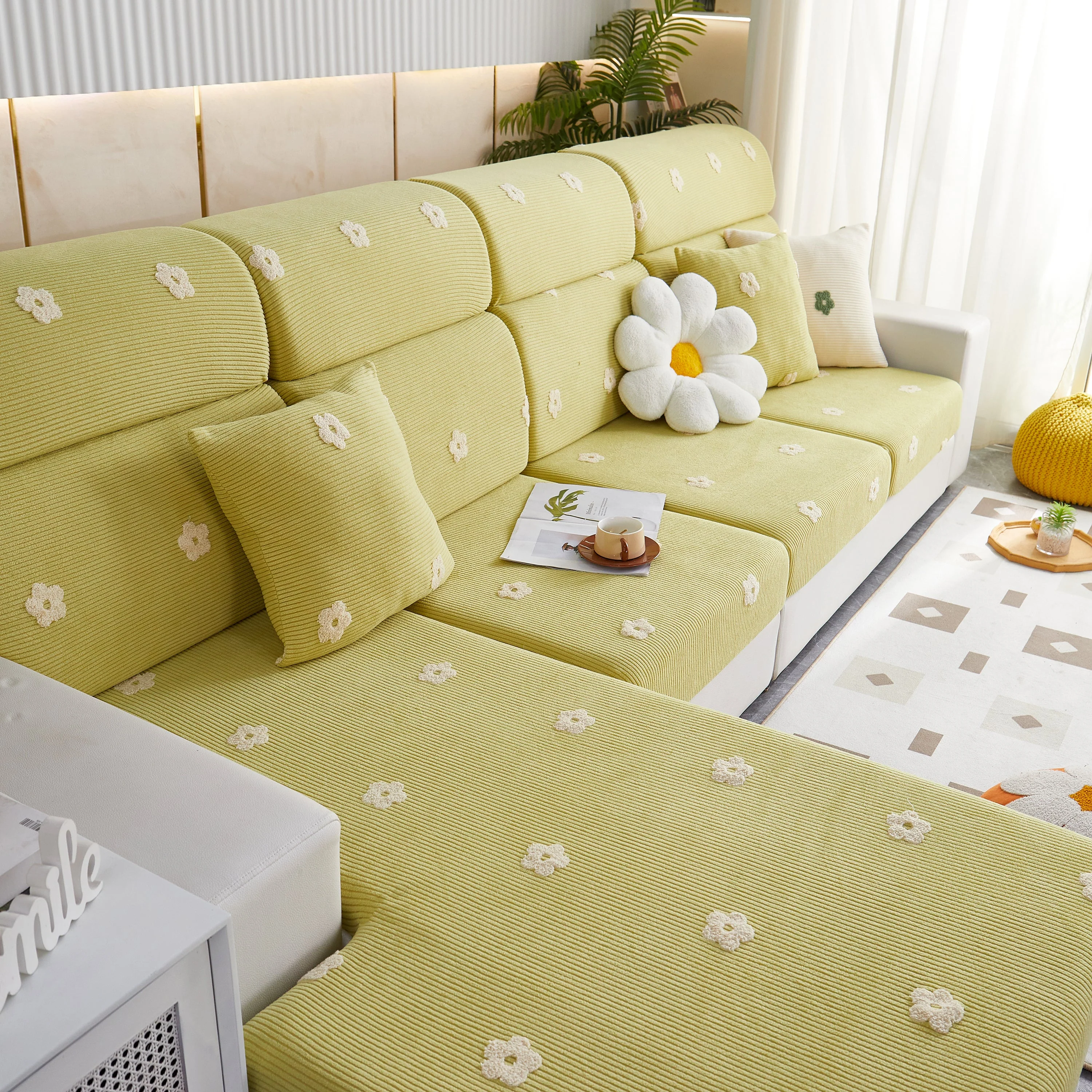Polar Fleece Sofa Cushion Covers for Sofa 1/2/3/4 Seater, Best Seat Covers for Dogs, Pet Couch Protector - Image 35