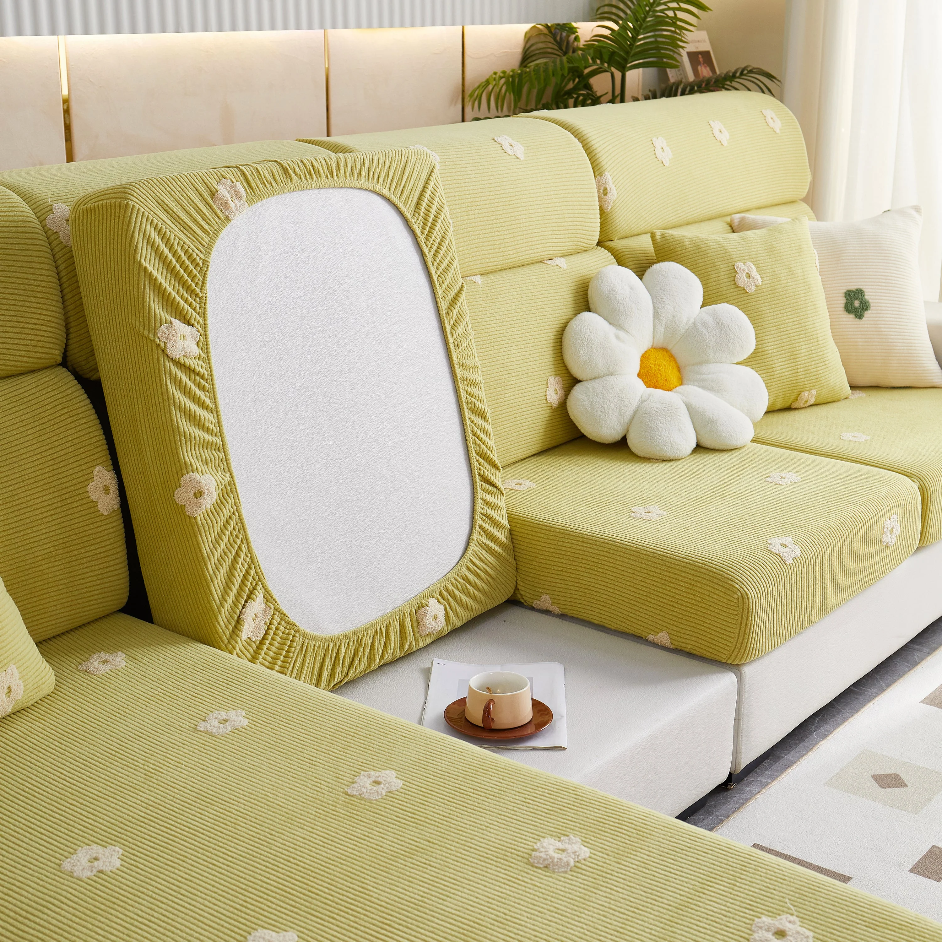Polar Fleece Sofa Cushion Covers for Sofa 1/2/3/4 Seater, Best Seat Covers for Dogs, Pet Couch Protector - Image 38